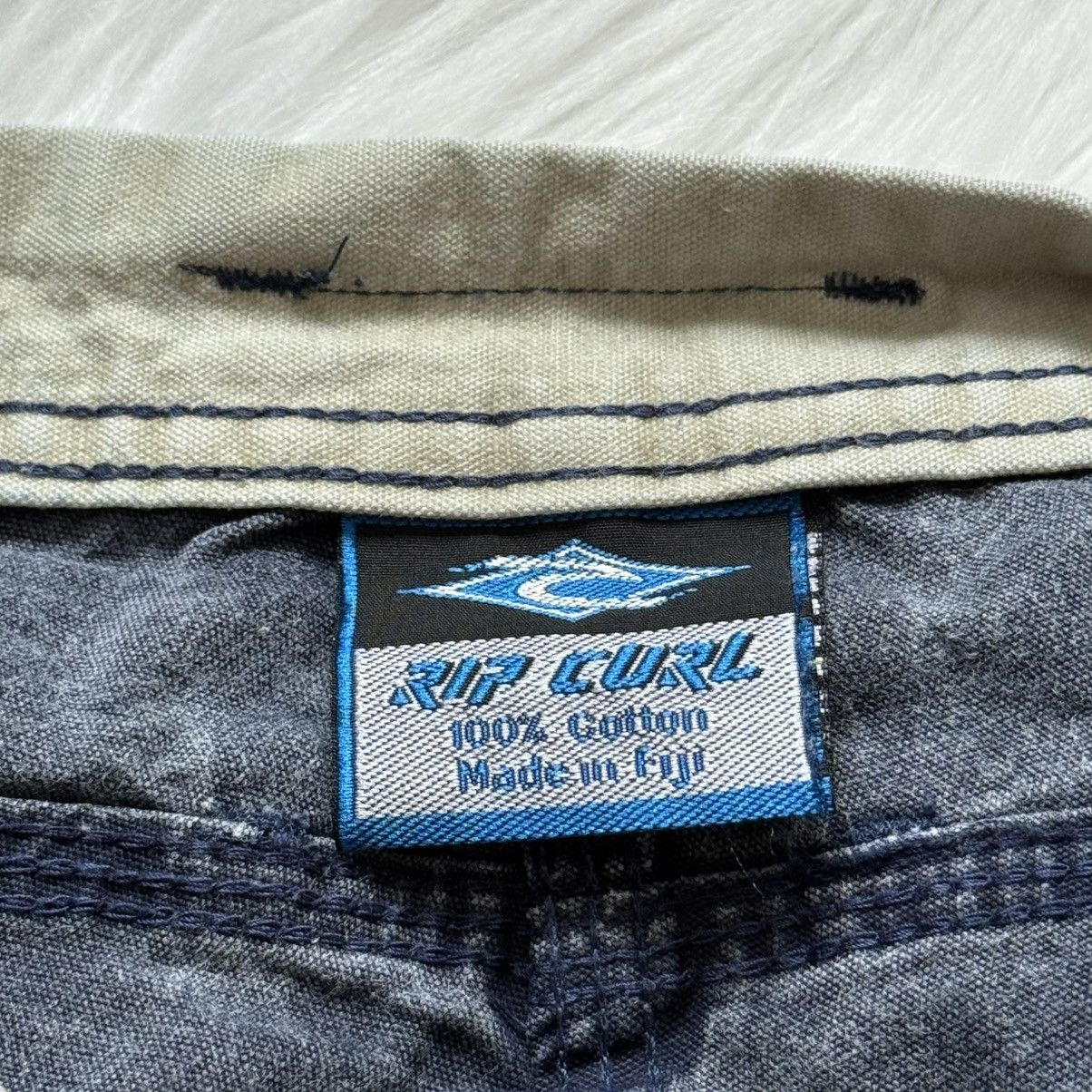 Rip Curl 📌Vintage Rip Curl Y2k Baggy Shorts Usa 90s Size US 31 - 11 Thumbnail