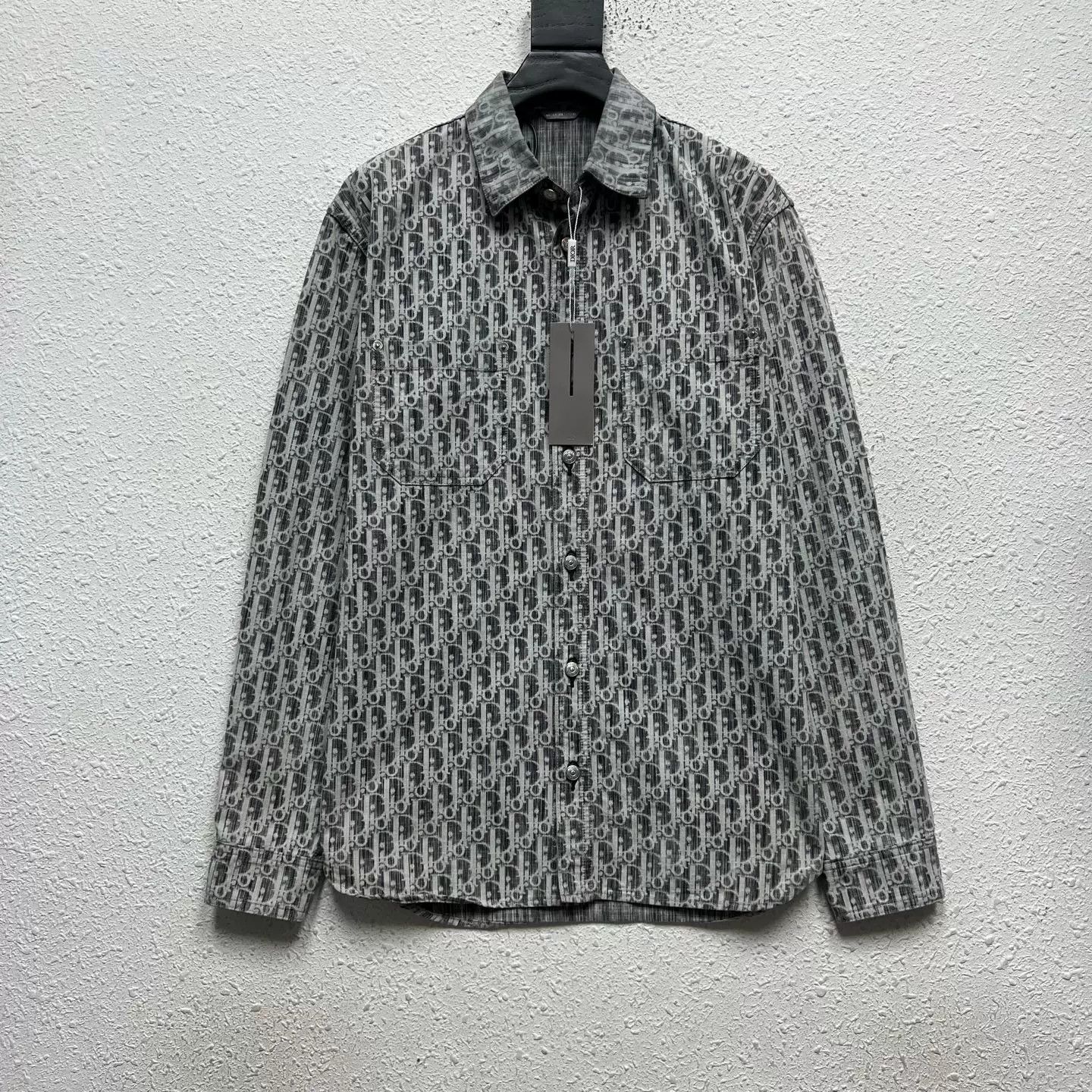 Dior Dior Oblique Monogram Cotton Shirt Size 38 Size US S / EU 44-46 / 1 - 1 Thumbnail