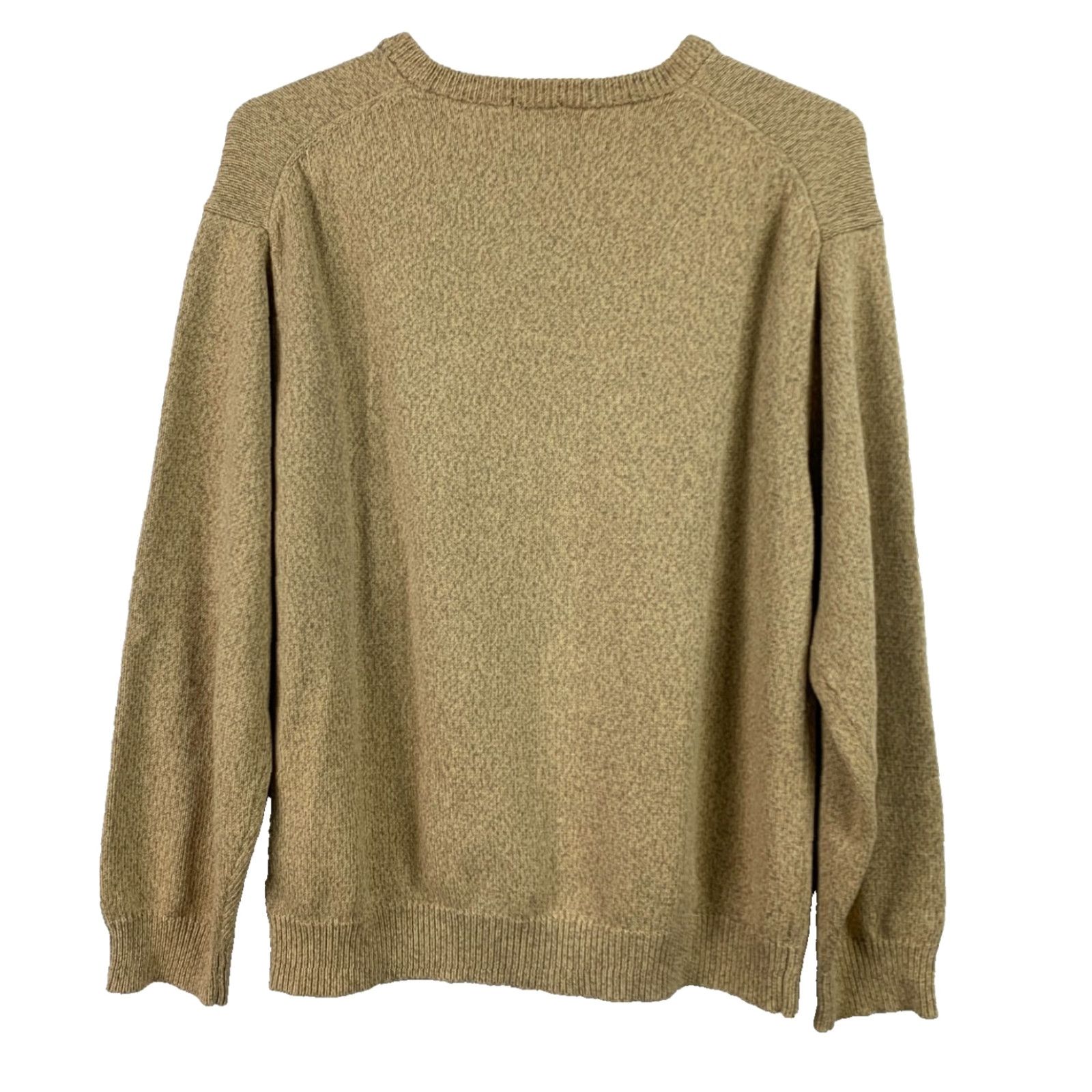 Vintage VINTAGE Northern Isles Cotton V-Neck Sweater Mens M Beige 100% Cotton Casual Knit Sweater Lead Time: 0 Size US M / EU 48-50 / 2 - 4 Thumbnail