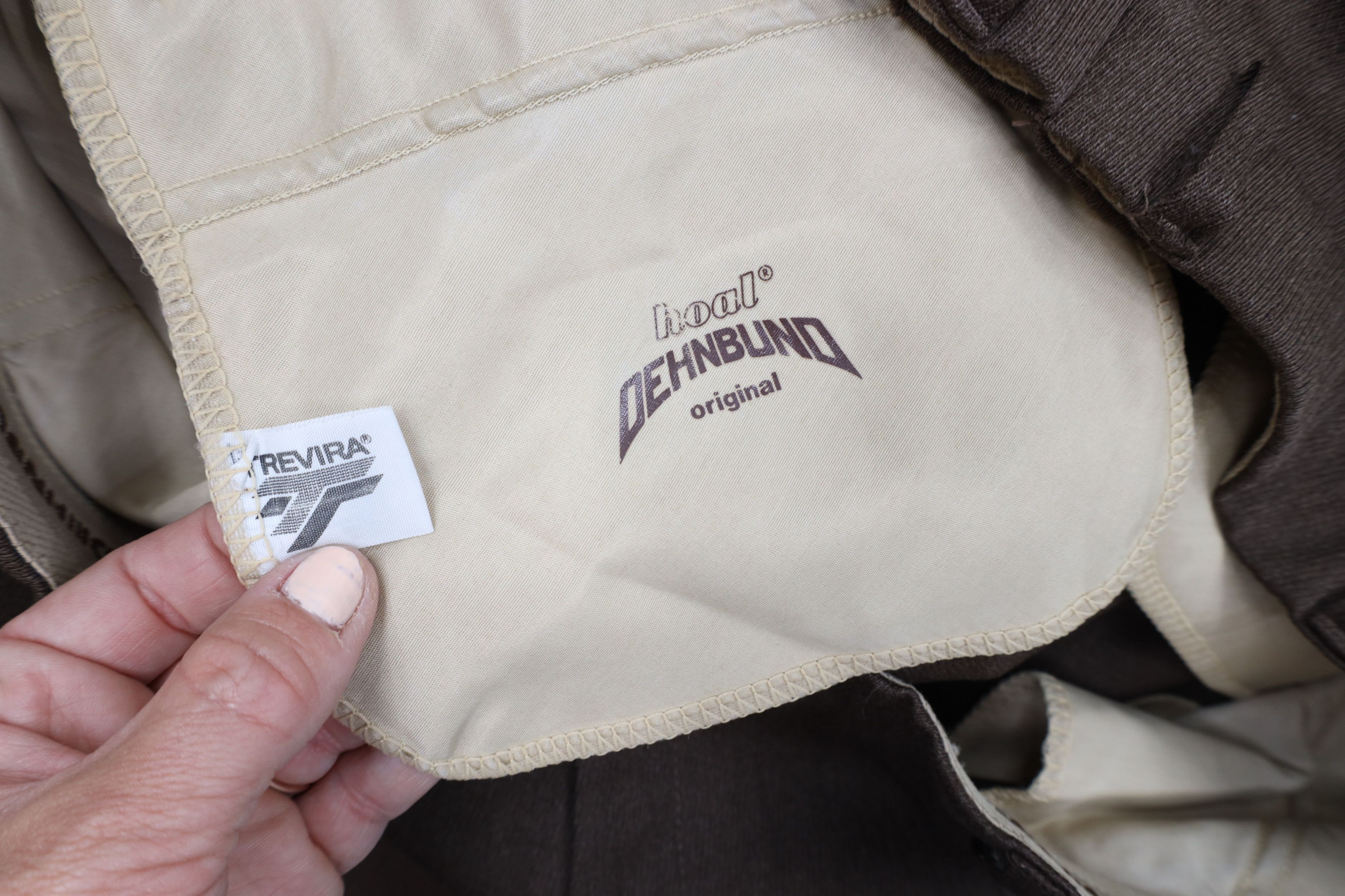 Vintage Vintage 90s Streetwear Knit Wide Leg Chino Pants Brown Size US 38 / EU 54 - 10 Thumbnail