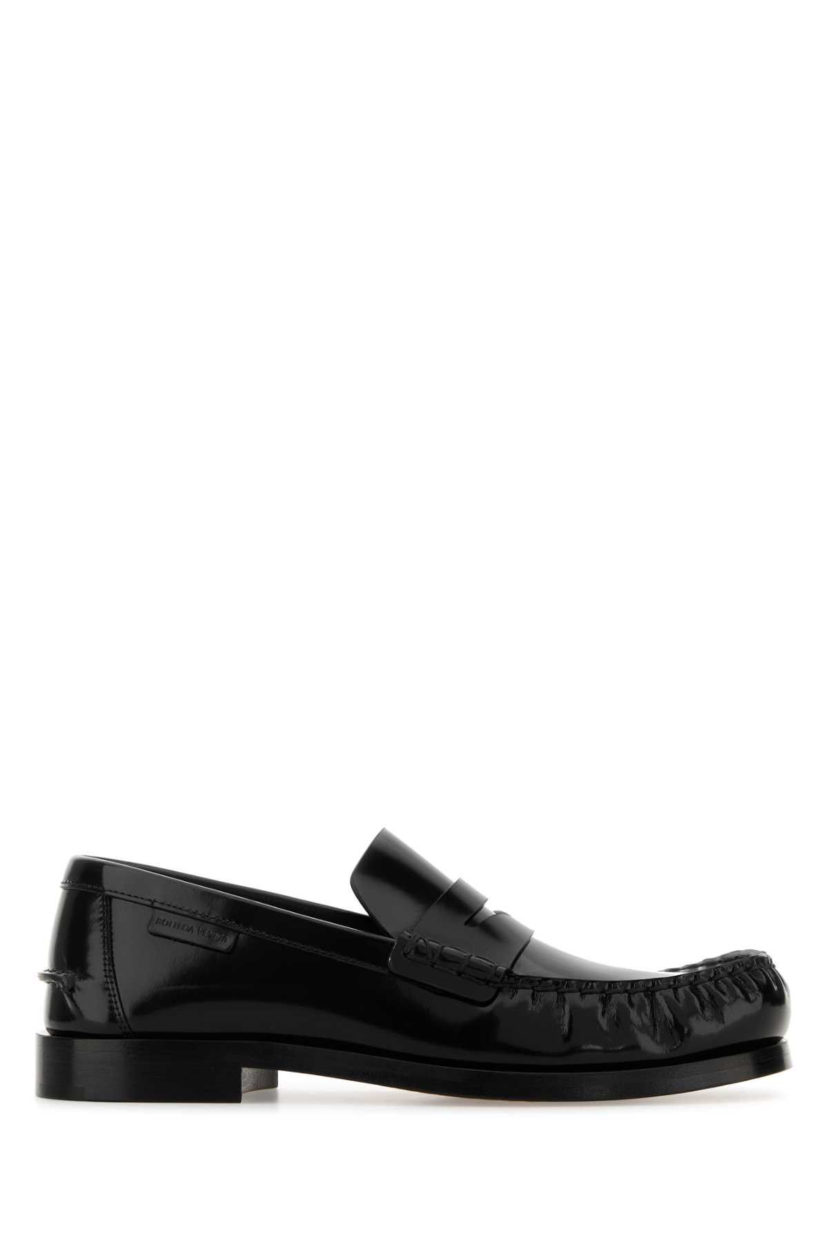 Bottega Veneta Black Leather Truman Loafers Size US 7.5 / IT 37.5 - 1 Thumbnail
