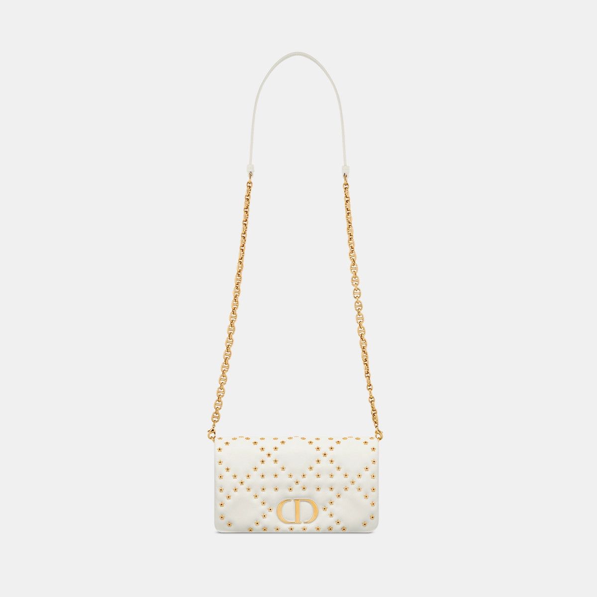 Dior o1bcso1str1124 Size: OS /Macrocannage Mini Bag in White Size ONE SIZE - 4 Thumbnail