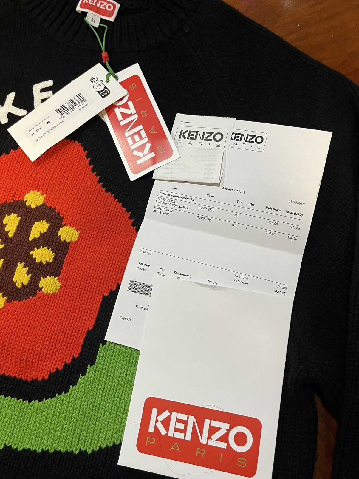 Kenzo Kenzo Flower Sweat shirt Size US M / EU 48-50 / 2 - 4 Thumbnail
