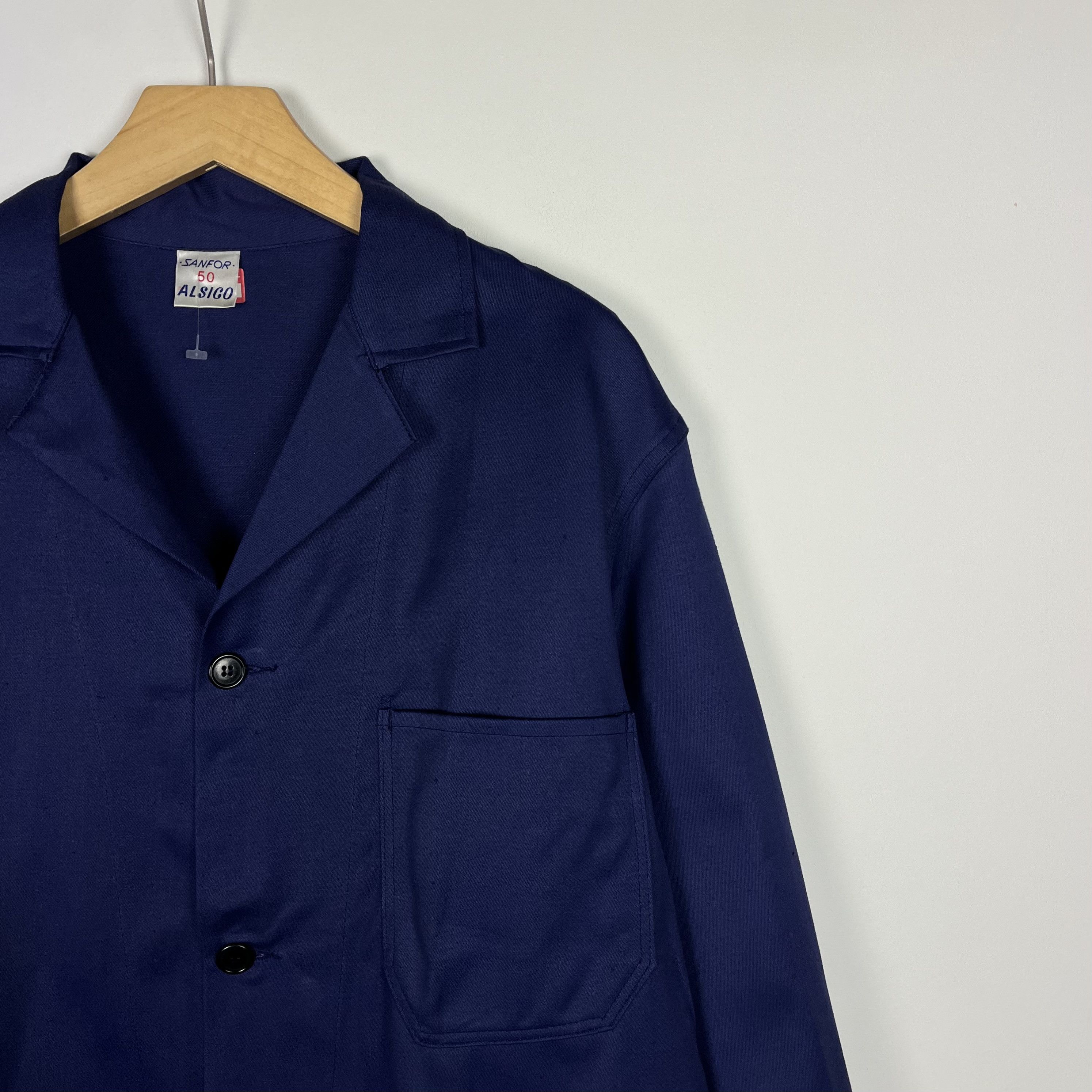 Le Laboureur Vintage Sanfor 3-Pocket French Work Jacket 80’s Size US M / EU 48-50 / 2 - 3 Thumbnail