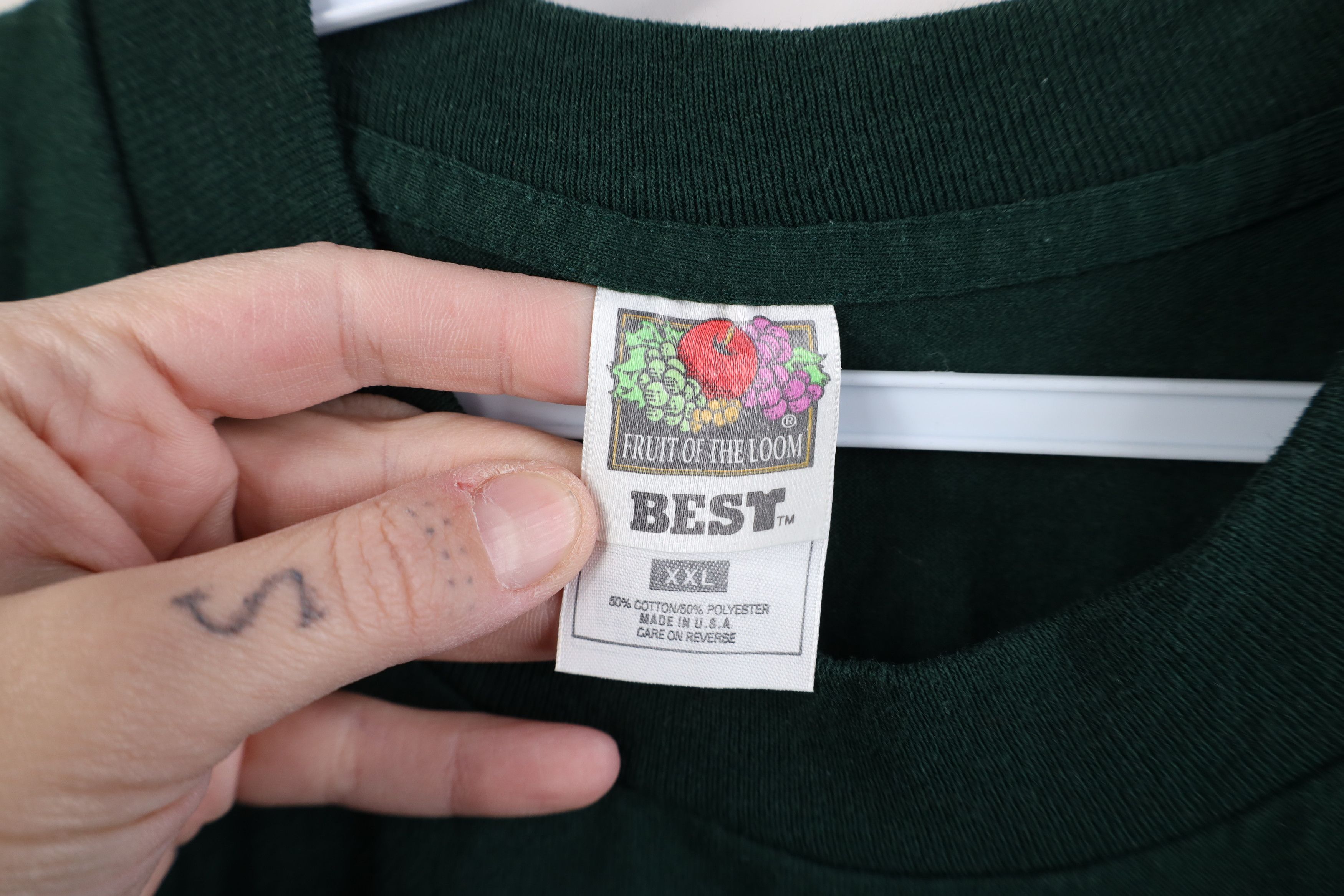 Vintage Vintage 90s Michigan State University Short Sleeve T-Shirt Size US XXL / EU 58 / 5 - 7 Thumbnail