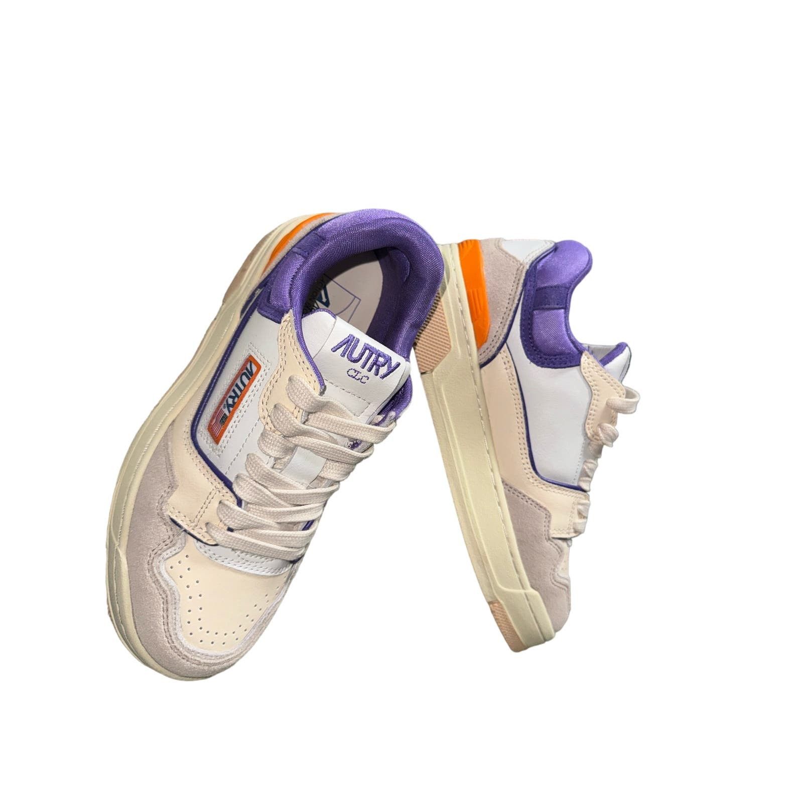 image of Nwob Autry Low Chic White/ Violet Trainers Size 36 Shoes, Women's