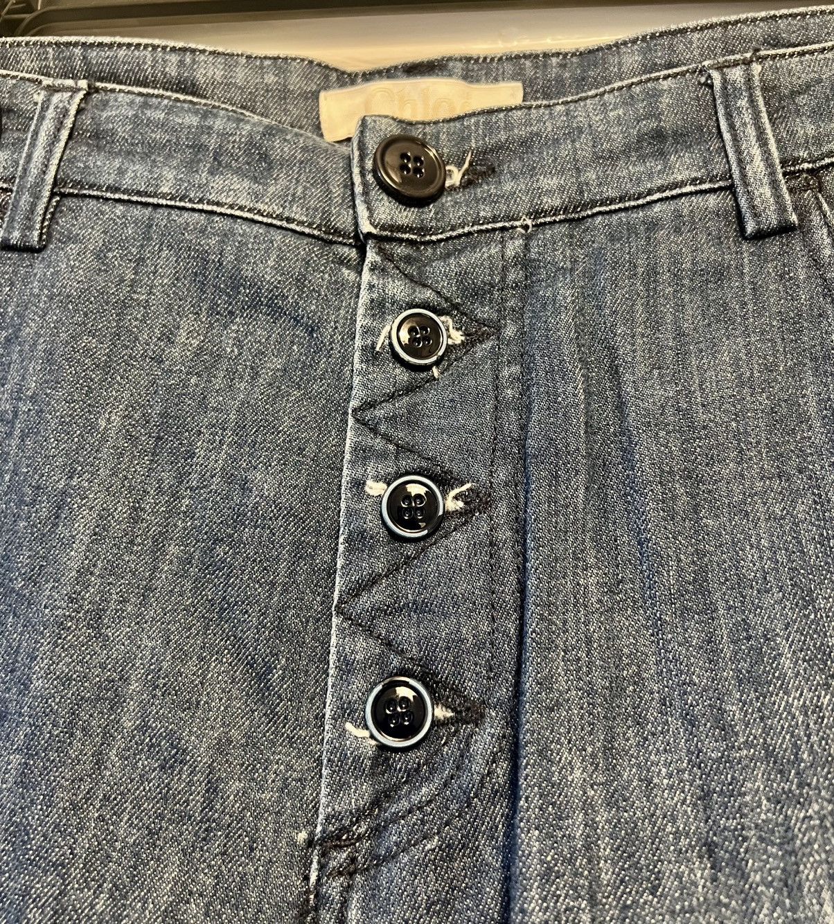 Chloe Authentic Chloe made in Italy blue jeans rare 40 Size 27" / US 4 / IT 40 - 2 Thumbnail
