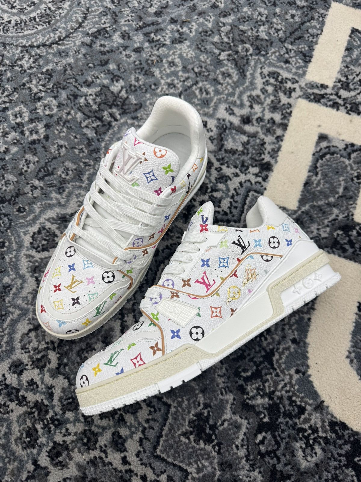 Louis Vuitton × Takashi Murakami Louis Vuitton Murakami trainers Size US 9 / EU 42 - 1 Thumbnail