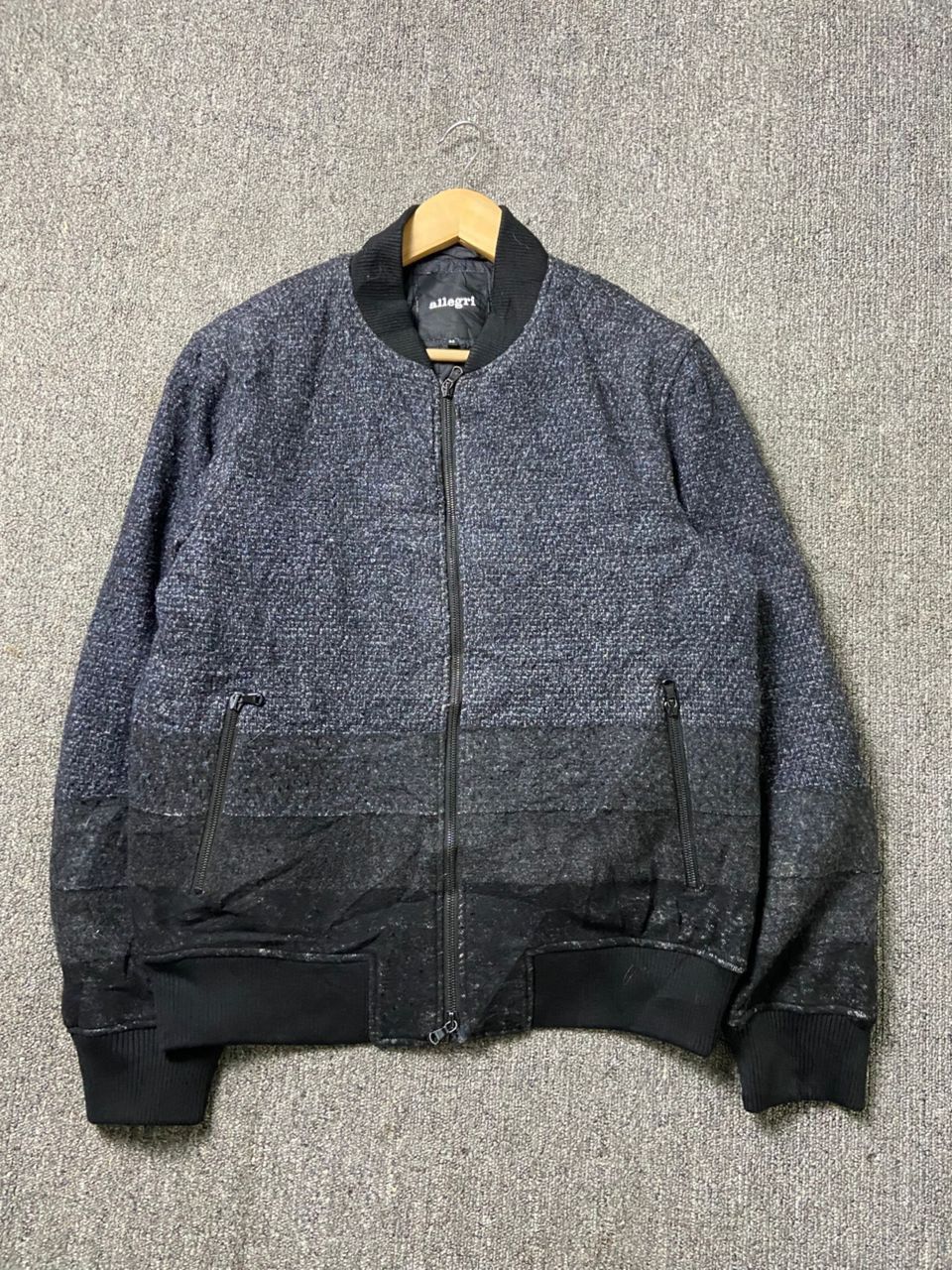 Allegri ALLEGRI Brand Thinsulate Textured Bomber Jacket (196) Size US S / EU 44-46 / 1 - 1 Thumbnail
