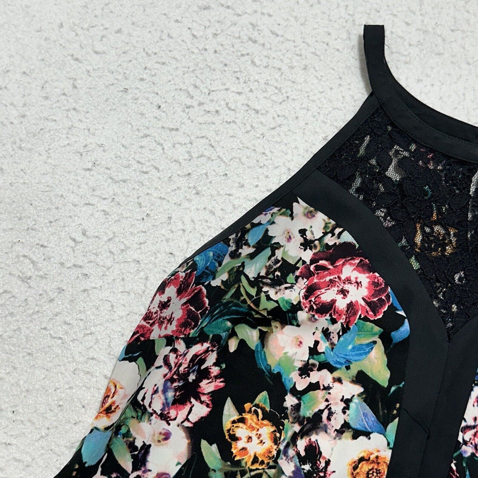 Nicole Miller Nicole Miller Medium Floral Tank Top Lightweight Blouse Size M / US 6-8 / IT 42-44 - 6 Thumbnail