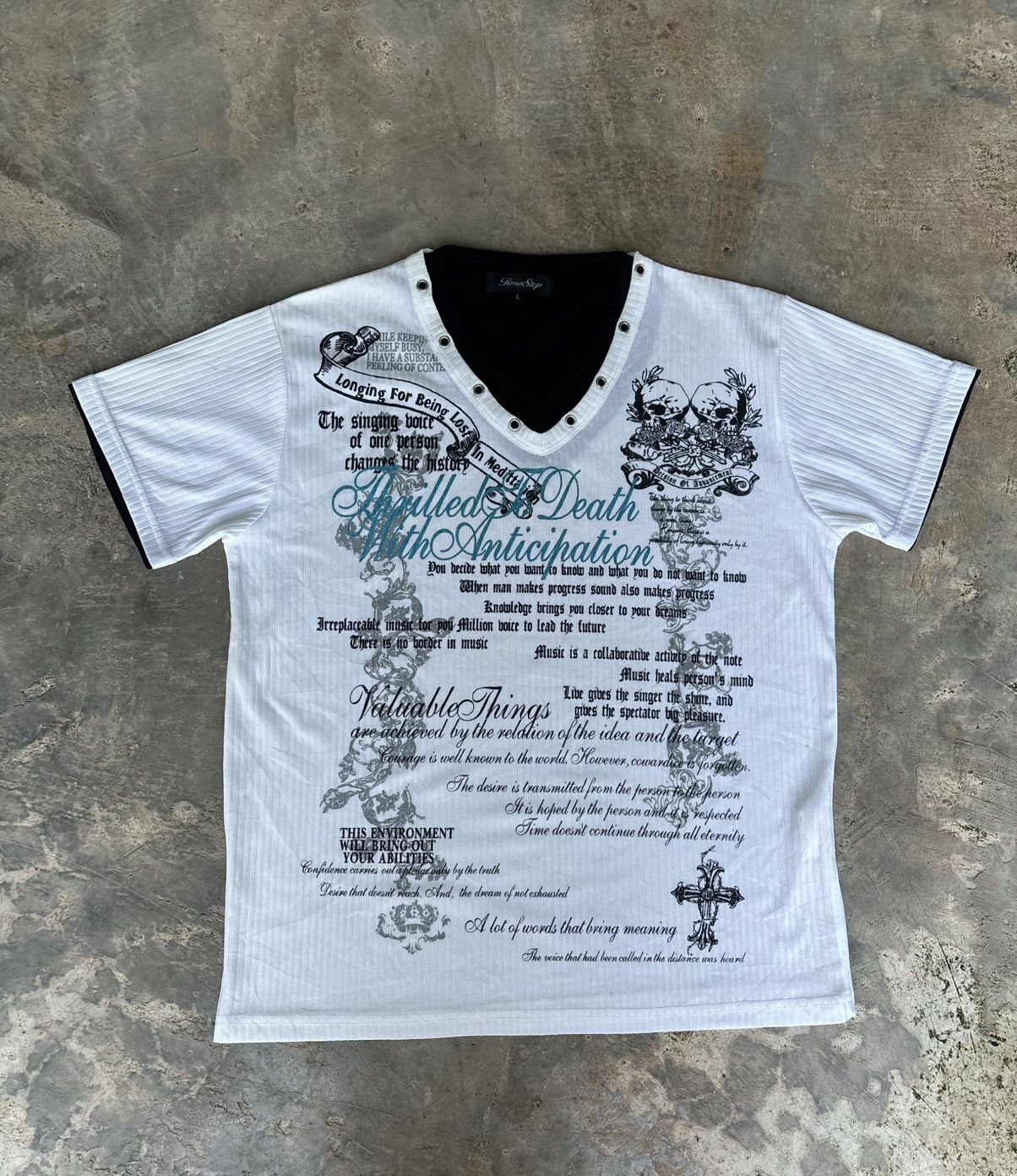 Hysteric Glamour Y2k Poem Gime Step Ifwixwasnine Punk Style Tshirt Size US L / EU 52-54 / 3 - 1 Thumbnail