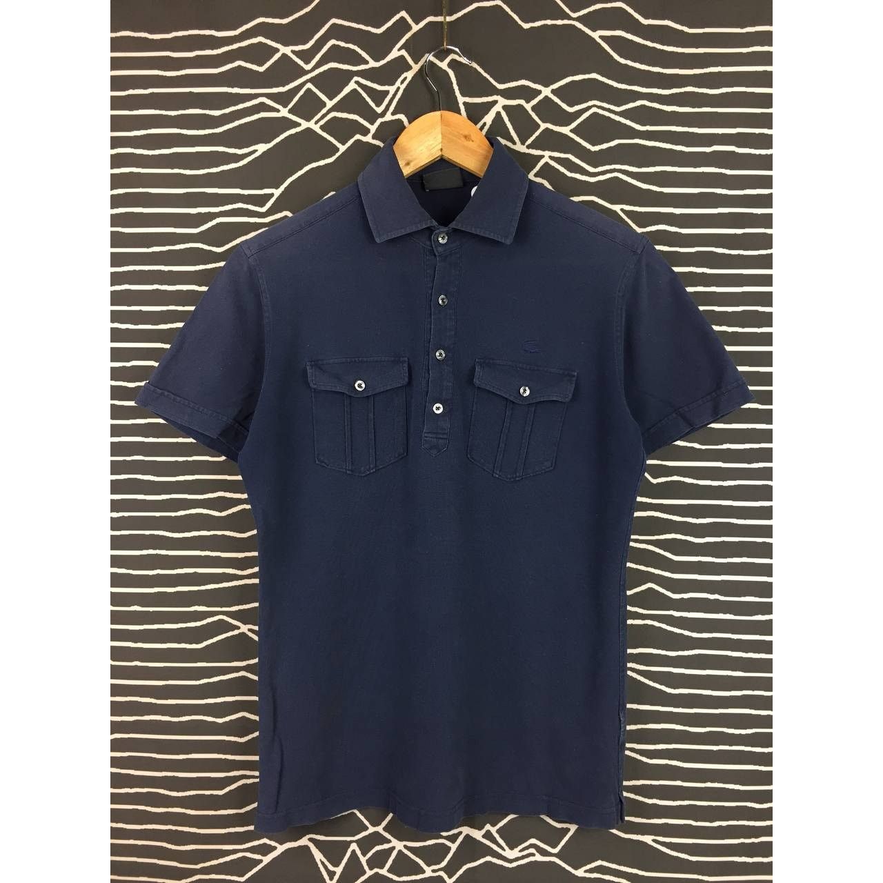 Lacoste × Vintage Vtg Lacoste Made In Japan Double Pocket Polo Tee Size US S / EU 44-46 / 1 - 1 Thumbnail