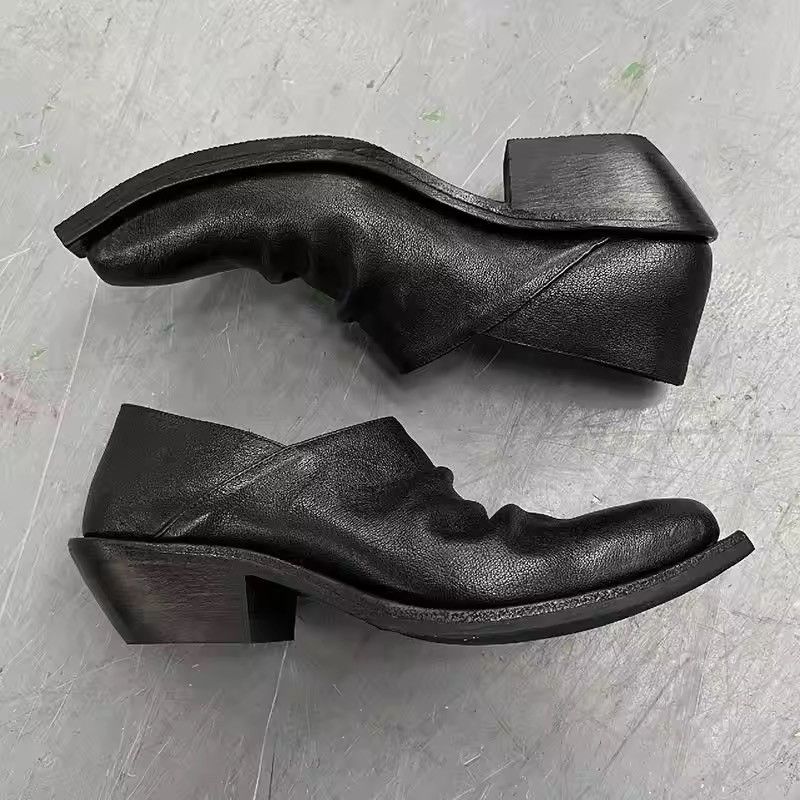 Other Real Genuine Leather Platform Designer Boots Loafers Size US 10.5 / EU 43-44 - 1 Thumbnail