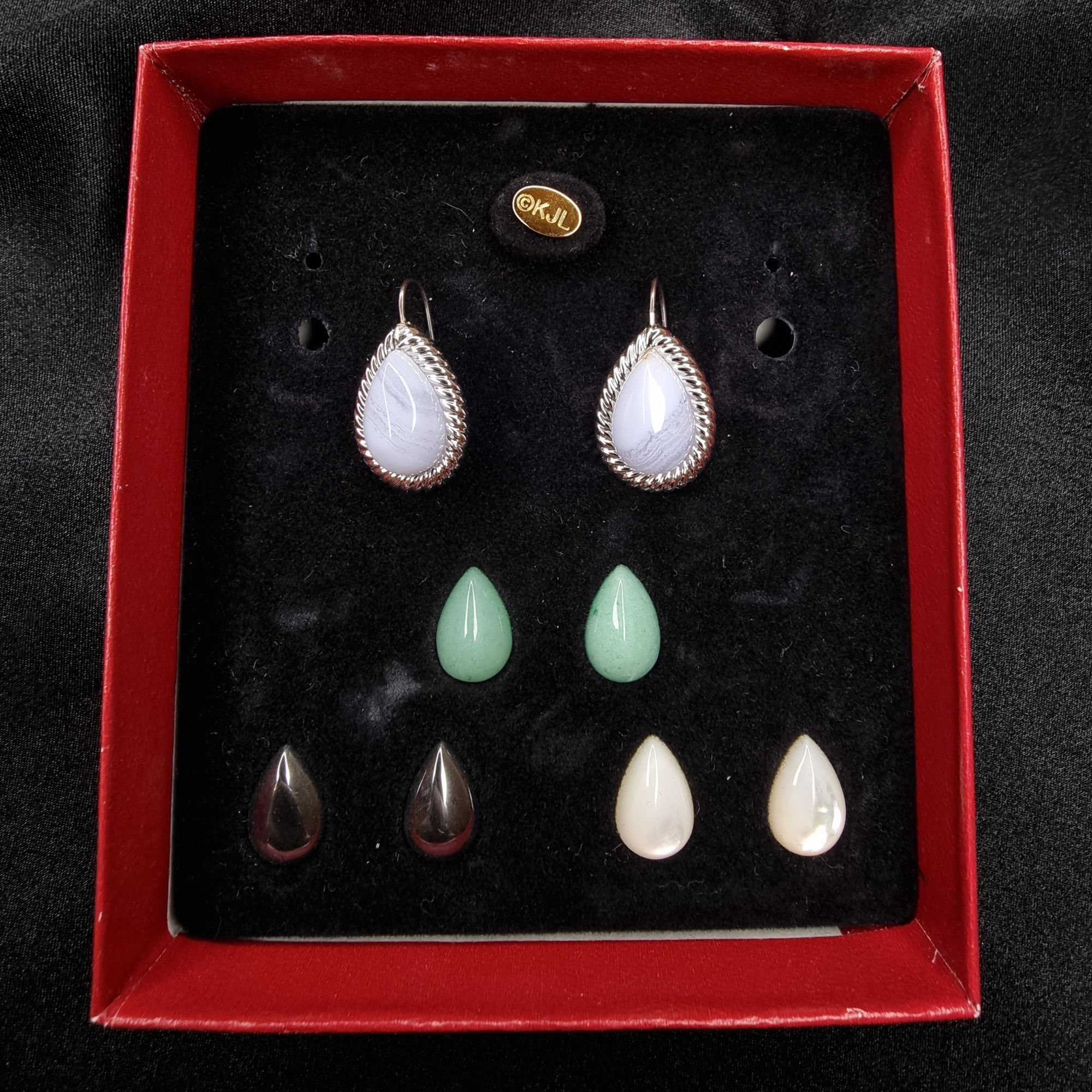 Kenneth Jay Lane Vintage KJL By Kenneth Jay Lane Interchangeable Teardrop Ear Size ONE SIZE - 3 Thumbnail