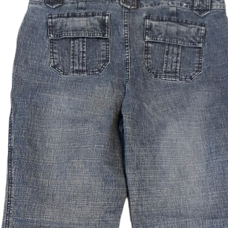 Bass BASS Blue Distressed Pattern Bootcut Jeans Women's Size 12 Size 34" / US 12 / IT 48 - 4 Thumbnail