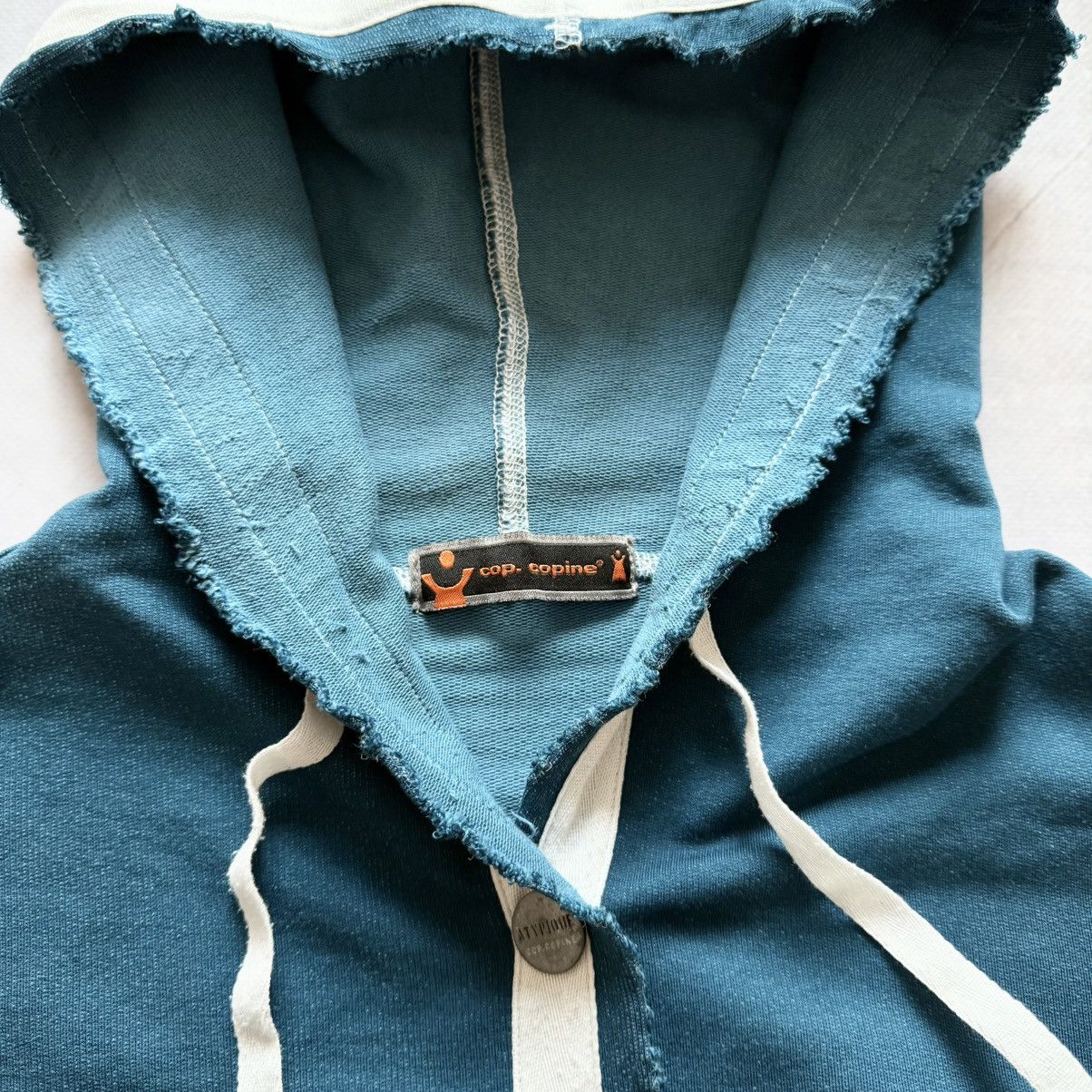 Cop Copine RARE France Cop Copine Vintage Avantgarde Logo Hoodie Size M / US 6-8 / IT 42-44 - 10 Thumbnail