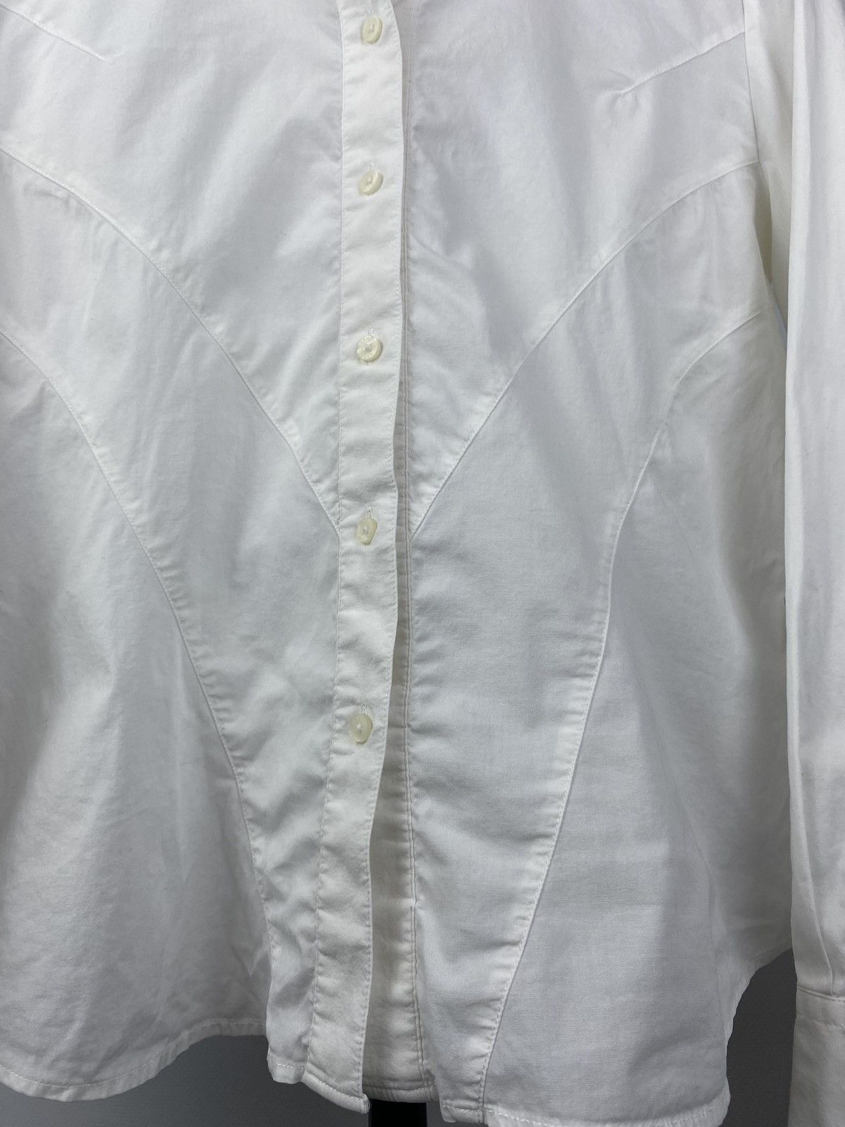 Designer × Giorgio Armani × Vintage 🔥Giorgio Armani Jeans Asymmetrical Womens Shirt Rare Grail Size L / US 10 / IT 46 - 5 Thumbnail