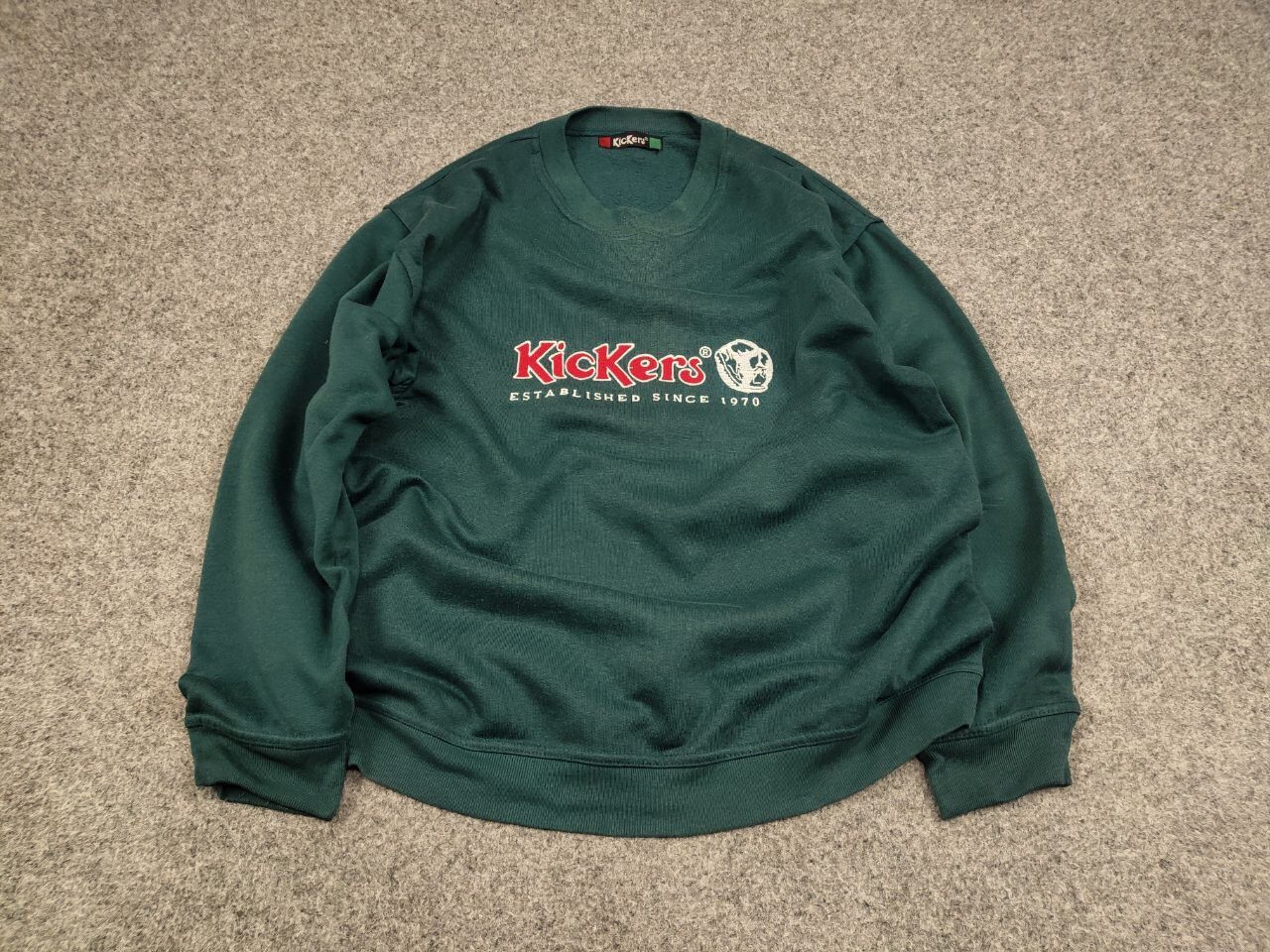 Kickers Vintage KicKers embroidered Emerald Sweatshirt Y2K Style Size US M / EU 48-50 / 2 - 2 Thumbnail