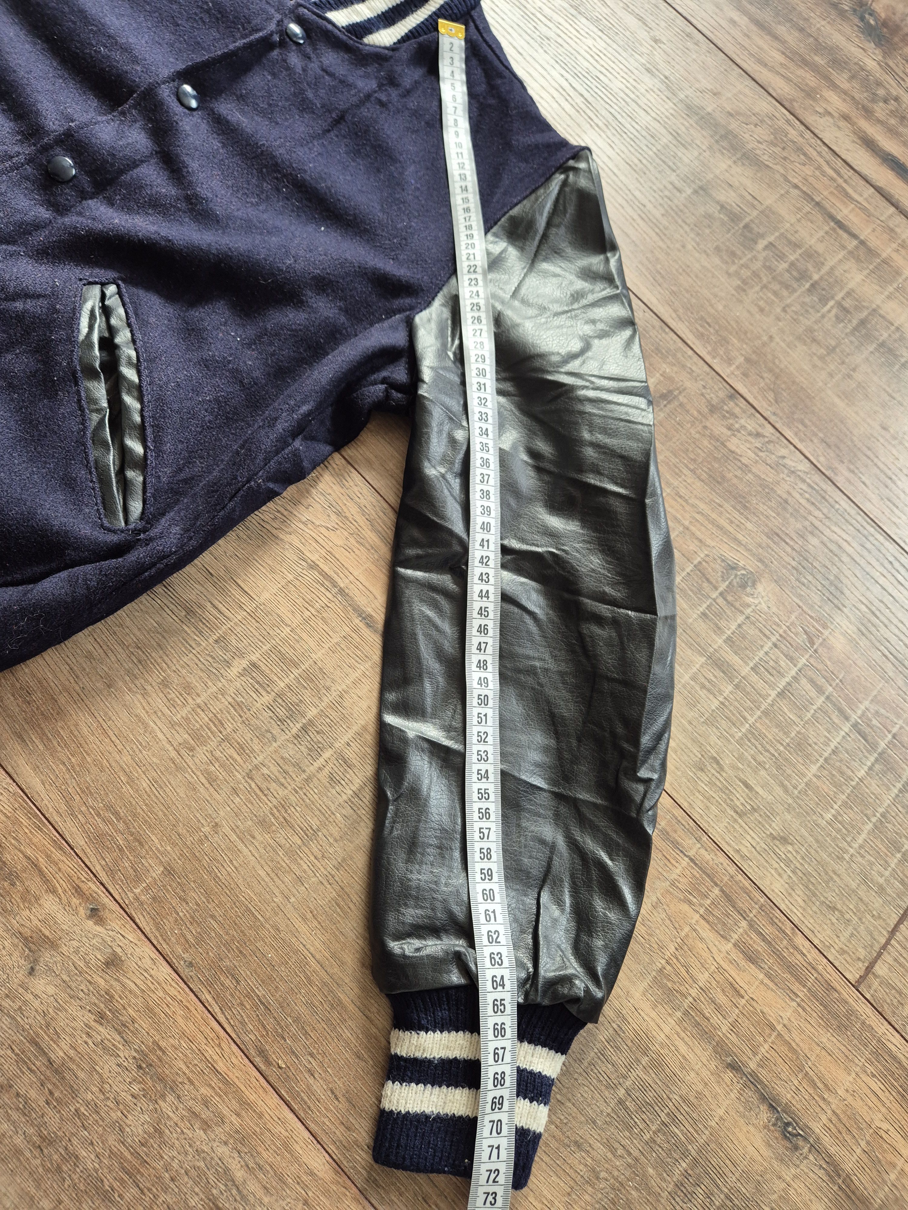 Stadium Goods 80/90' Naugalite wool leather jacket vintage jas Size S / US 4 / IT 40 - 7 Thumbnail