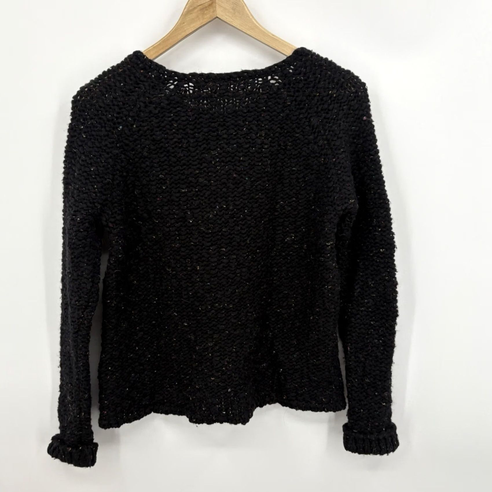Ulla Johnson VINTAGE Ulla Johnson Sweater Womens Small Crochet Speckled Whimsigoth Luxury Chunky 90s Size S / US 4 / IT 40 - 7 Thumbnail
