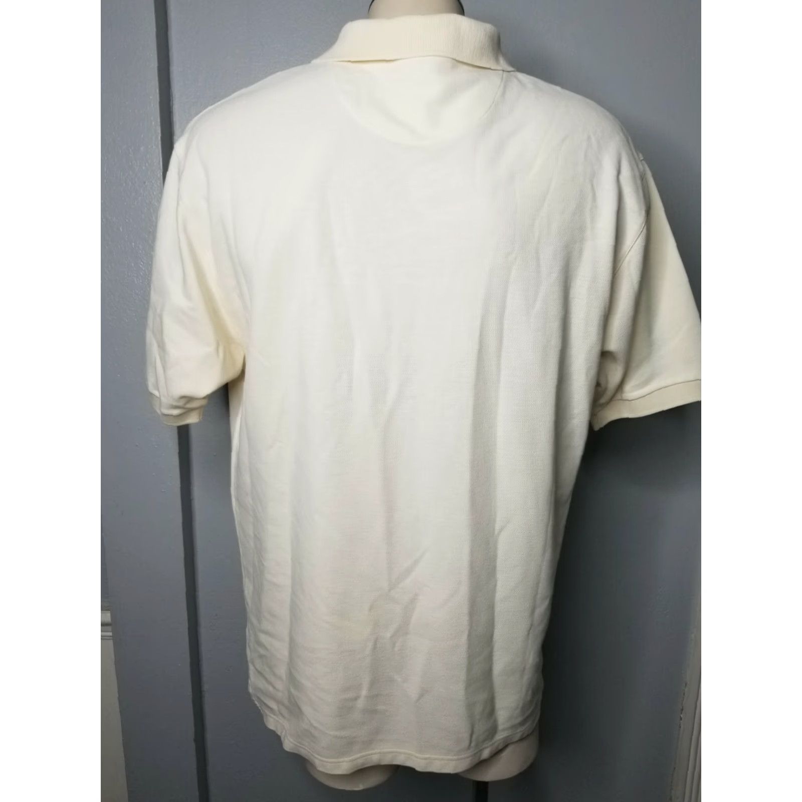 Disney VINTAGE Disney Polo Shirt Men’s L Ivory 100 Years Walt Disney World Mickey Mouse Embroidered Polo Rugby Casual Short Sleeve Cream Size US L / EU 52-54 / 3 - 3 Thumbnail