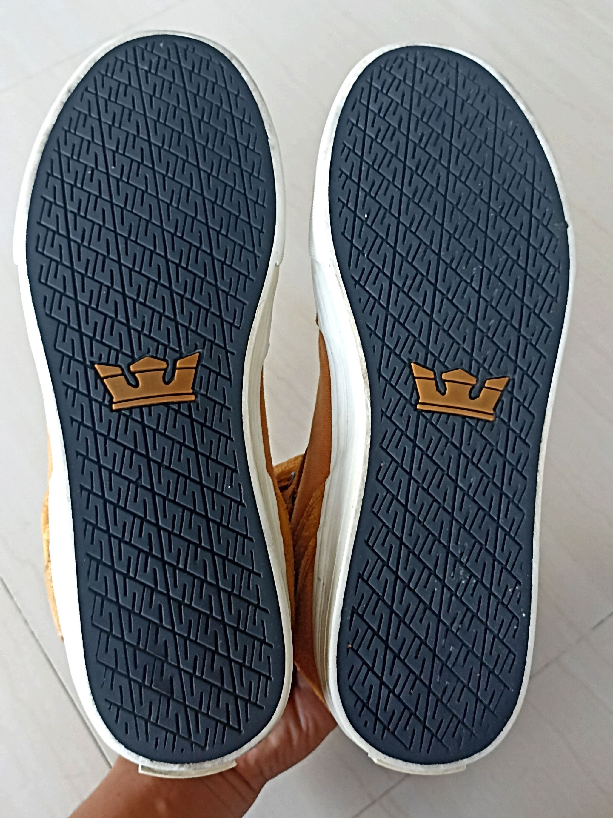 Supra Supra Vaider Wheat Skate Boarding Sneakers Size US 12 / EU 45 - 7 Thumbnail