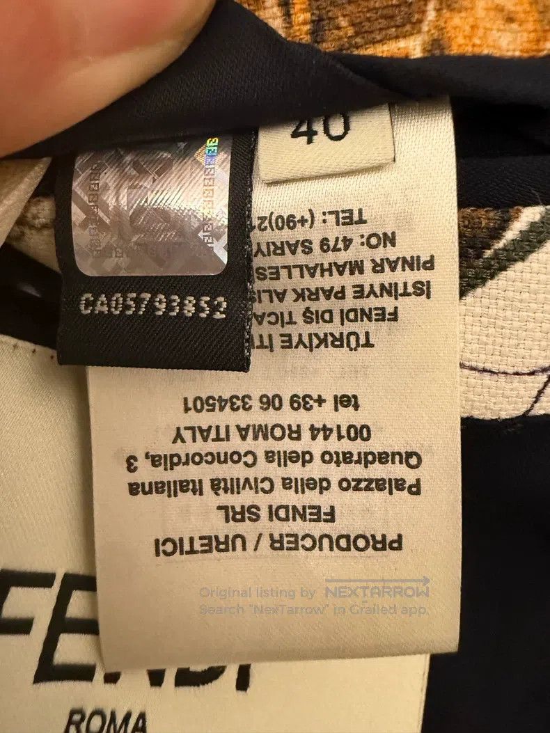 Fendi Fendi Limited Showpiece Artist Collaboration Printed Shirt Size XS / US 0-2 / IT 36-38 - 4 Thumbnail