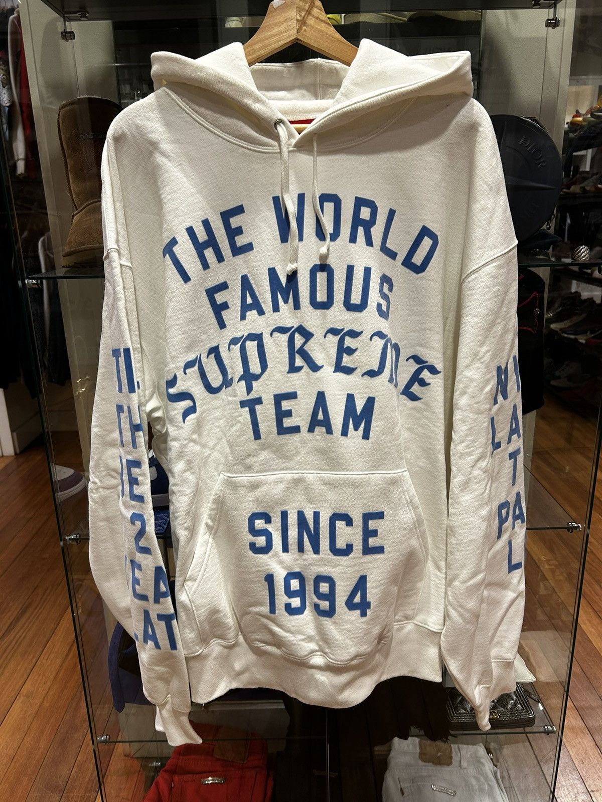 Supreme Supreme Team Flocked Hoodie Size US XXL / EU 58 / 5 - 1 Thumbnail