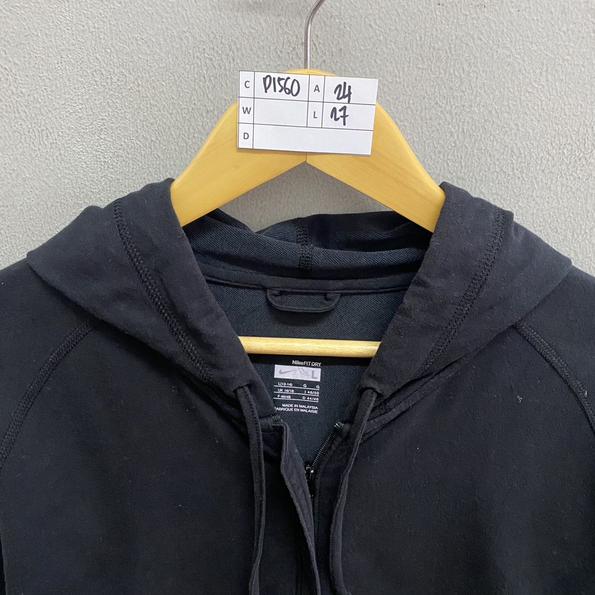 Nike × Vintage Y2K Nike Swoosh Hoodie (L) Size L / US 10 / IT 46 - 10 Thumbnail