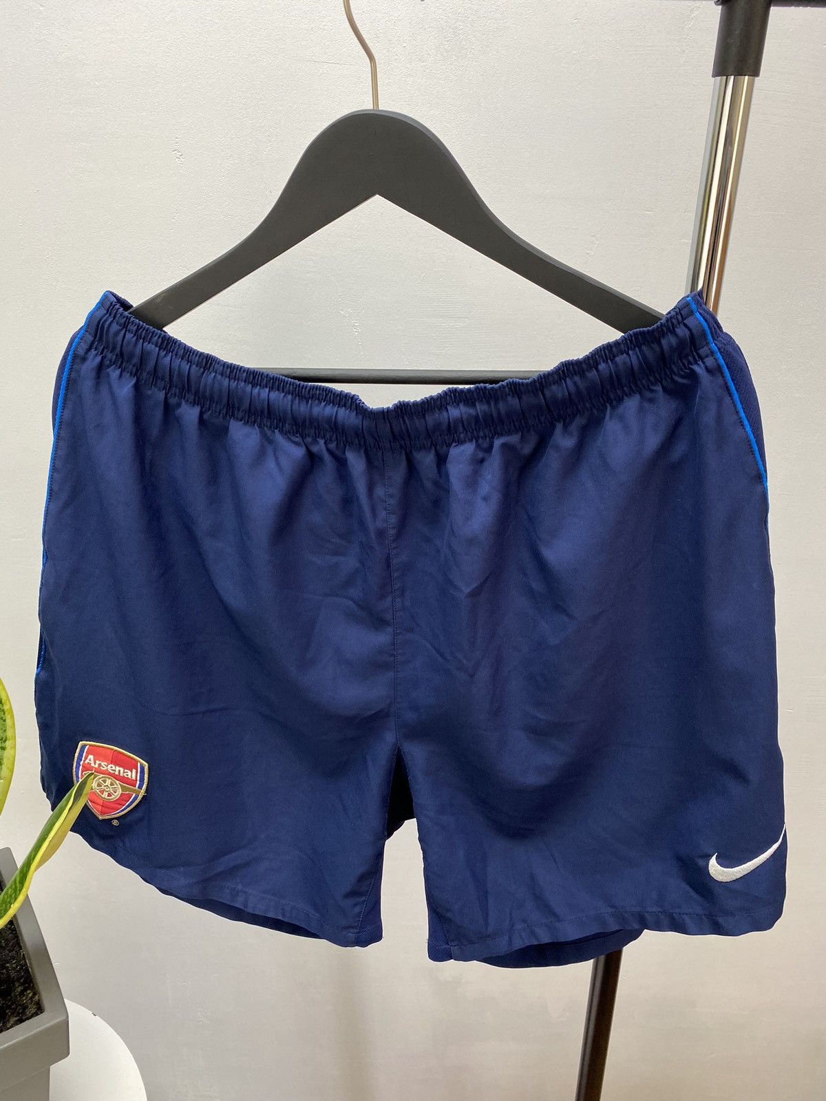 Nike × Vintage Nike Arsenal 2009 2010 Soccer Shorts Football Size US 36 / EU 52 - 4 Thumbnail