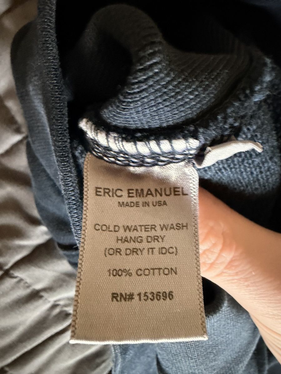 Eric Emanuel Eric Emanuel Basic Hoodie Navy XL Size US XL / EU 56 / 4 - 4 Thumbnail