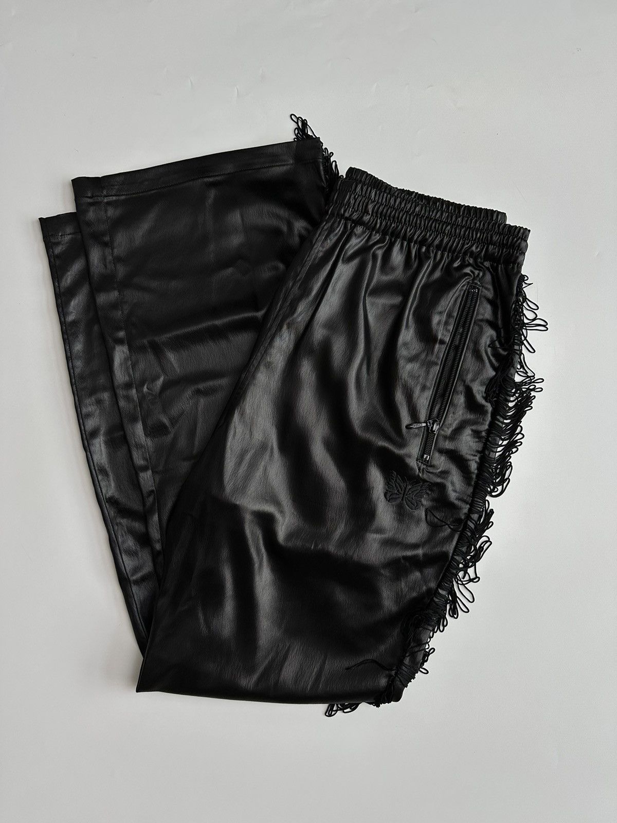 Needles Needles SS23 Black Fringe Bootcut Pants Size US 32 / EU 48 - 5 Thumbnail