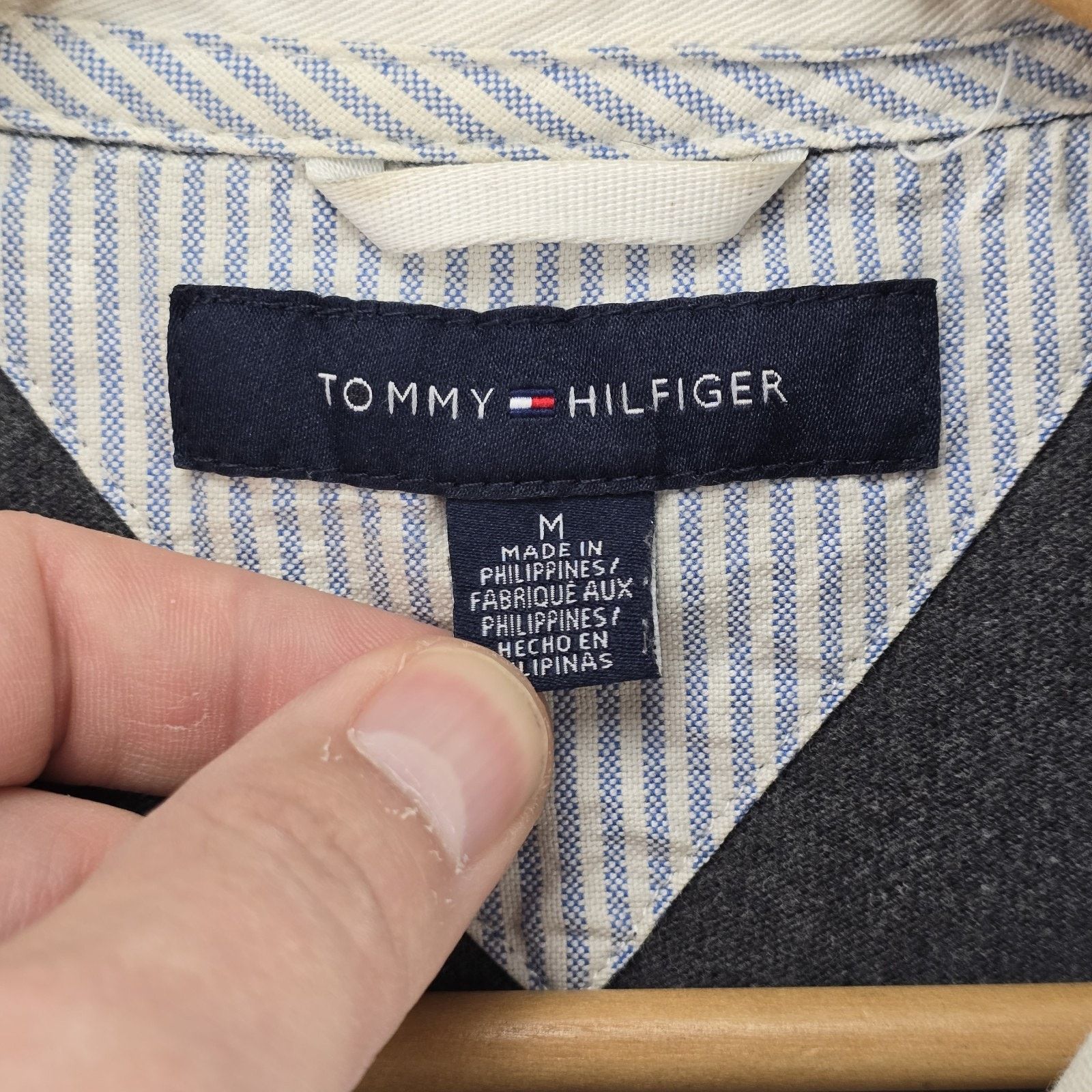 Tommy Hilfiger Tommy Hilfiger Rugby Polo Shirt Mens Medium Colorblock Y2K Size US M / EU 48-50 / 2 - 3 Thumbnail
