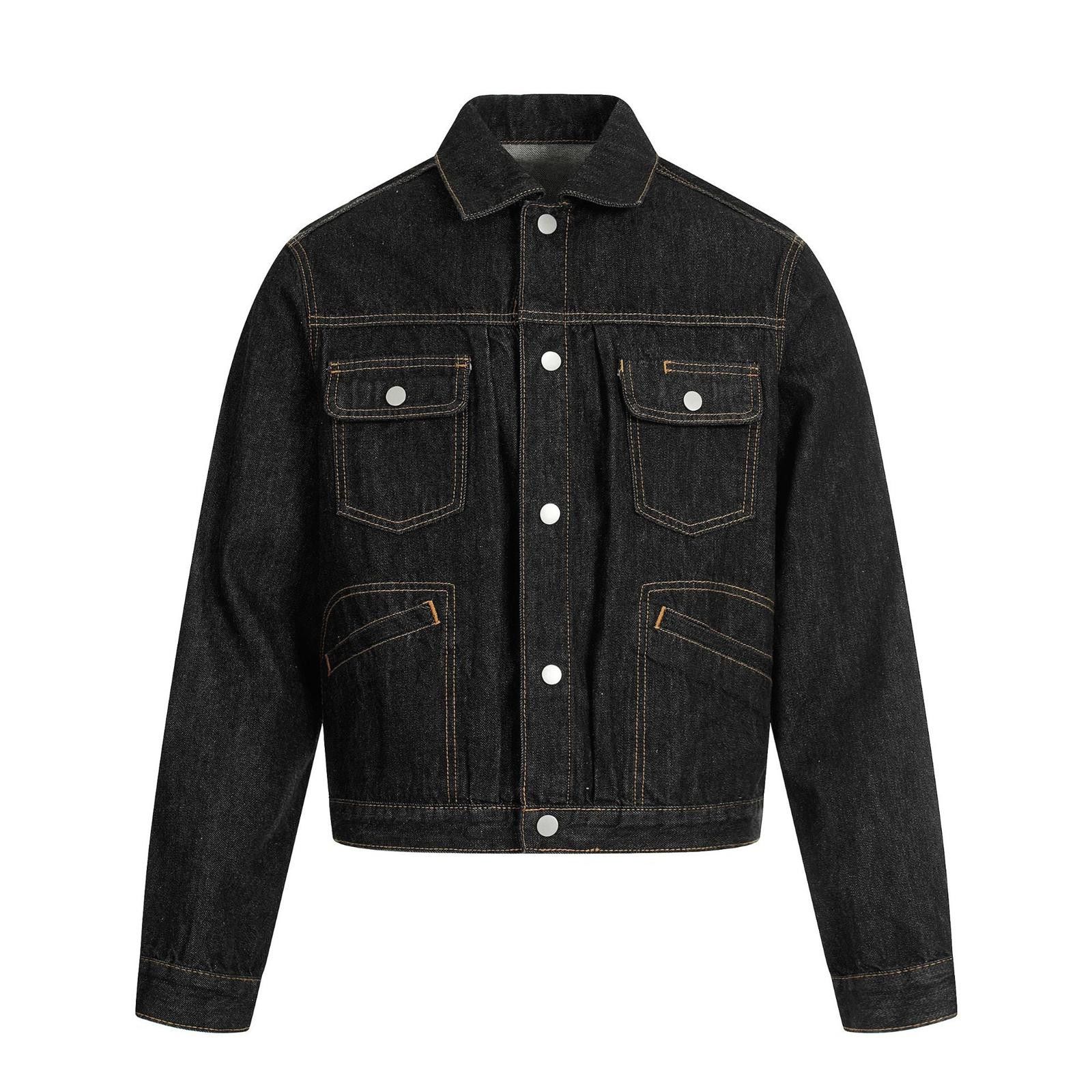 Other Short Washed Denim Workwear Jacket | Dark Rinse Size US L / EU 52-54 / 3 - 6 Thumbnail
