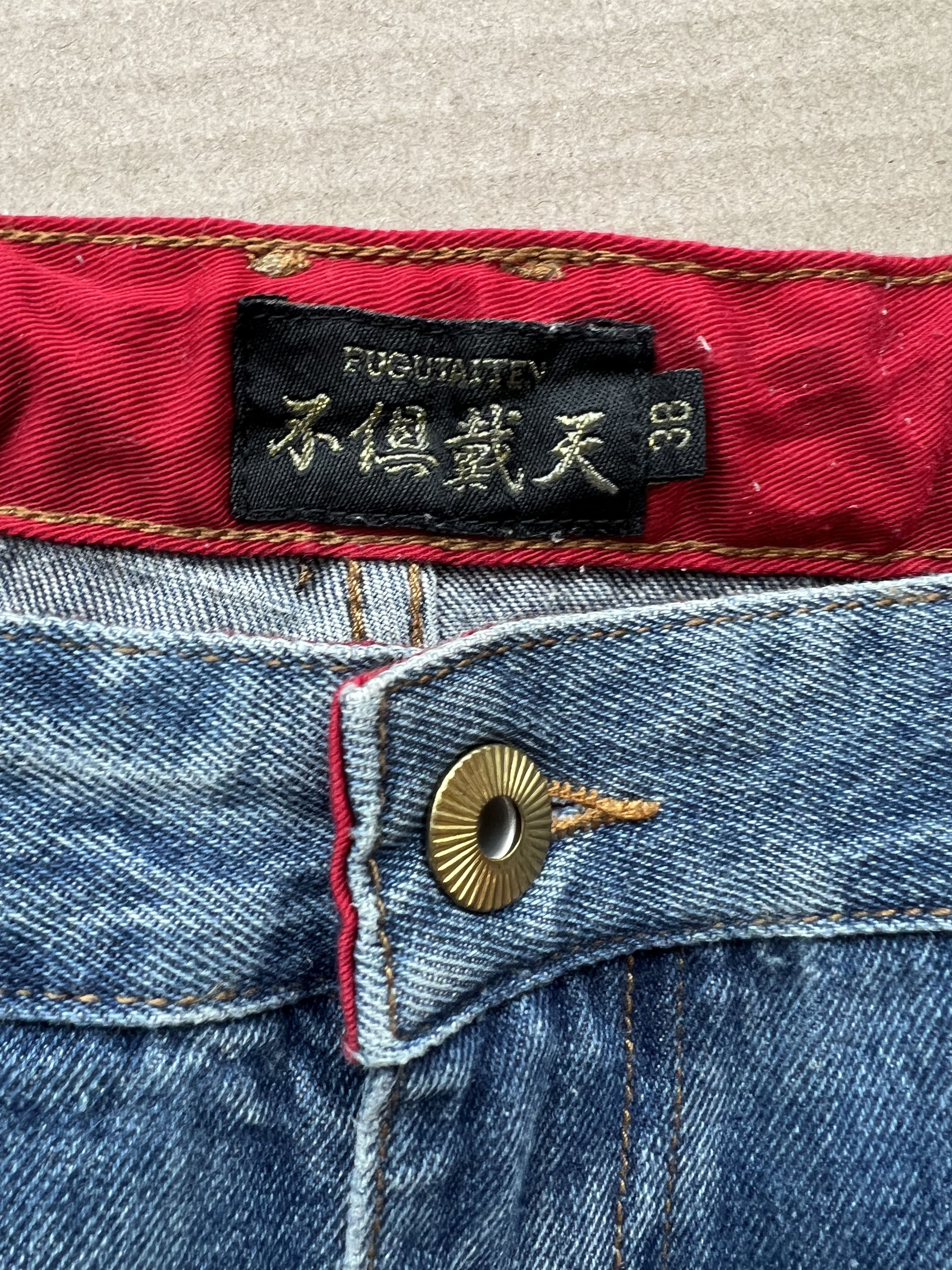 Japanese Brand FUGUTAITEN Vintage Japanese Embroidered Jeans Size US 38 / EU 54 - 5 Thumbnail