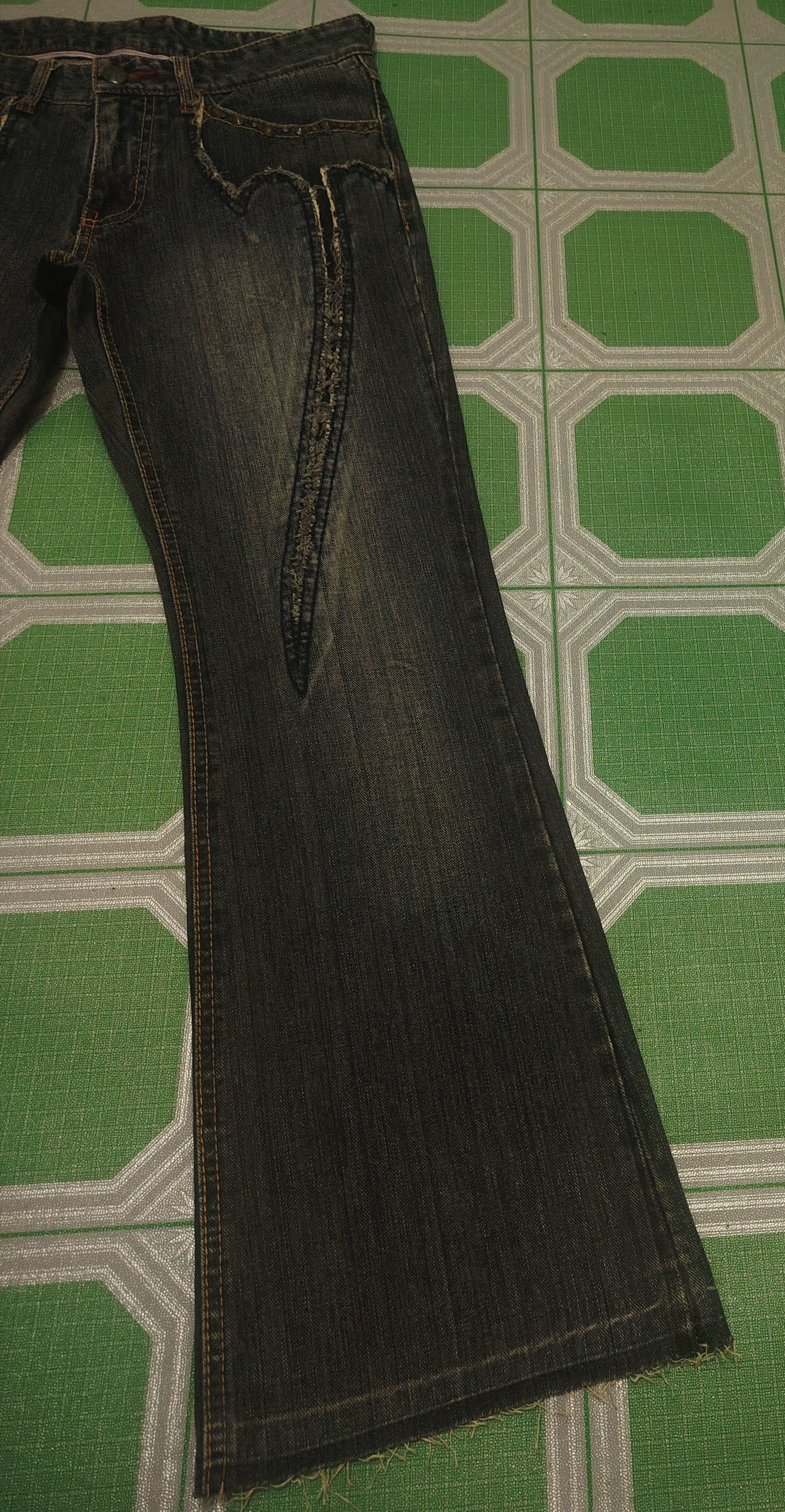 If Six Was Nine Rare!!! Japan Custom Culture Flared Jeans Size US 30 / EU 46 - 4 Thumbnail