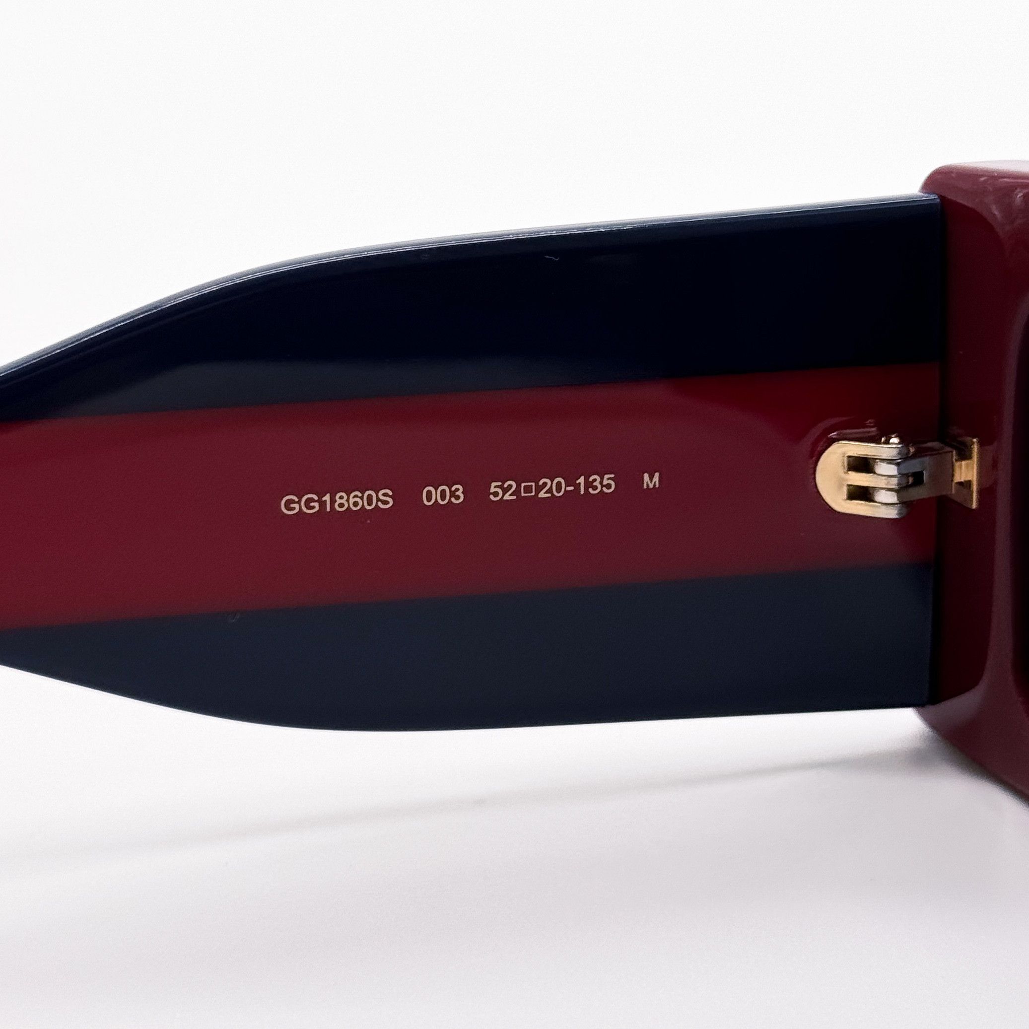 Gucci NEW GUCCI GG1860S 003 BURGUNDY/BLUE UNISEX SUNGLASSES GUCCI Size ONE SIZE - 9 Thumbnail