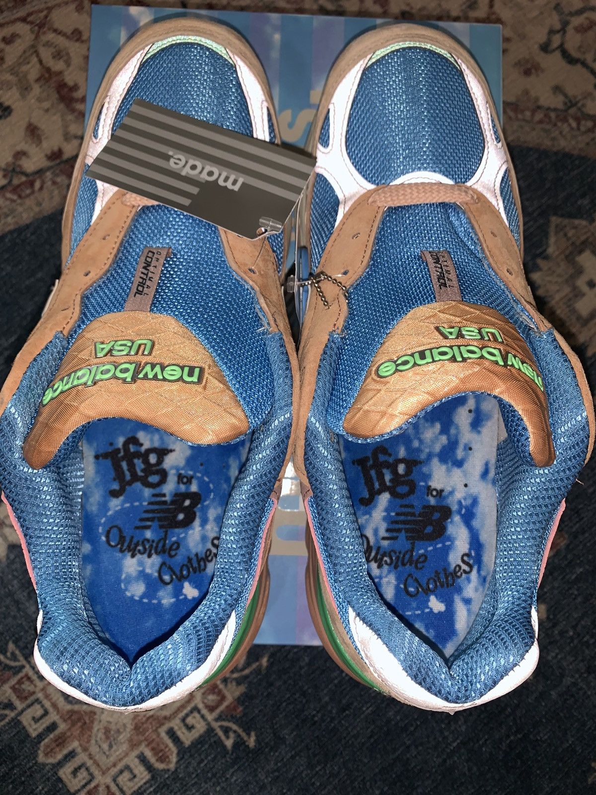Joe Freshgoods × New Balance 2021 New Balance 990V3 JoeFreshGoods Outside Clothes Size US 11.5 / EU 44-45 - 10 Thumbnail