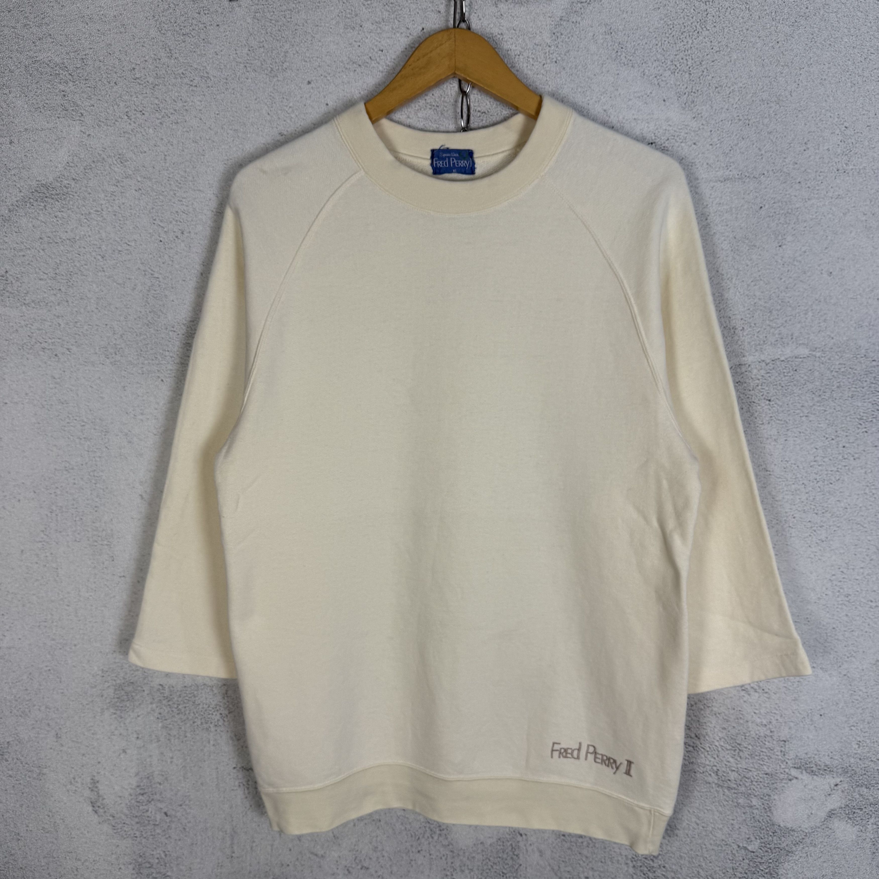 Fred Perry Vintage Fred Perry Raglan Sweatshirt Size US M / EU 48-50 / 2 - 1 Thumbnail