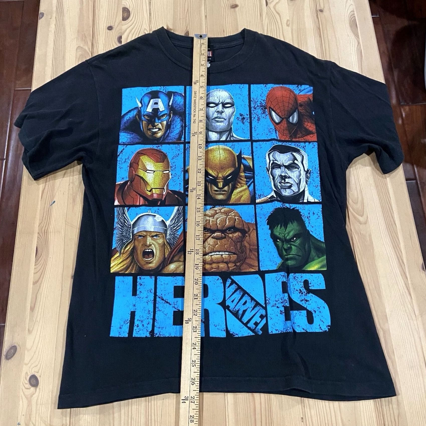 Vintage VINTAGE Marvel Shirt Mens Small Mad Engine Heroes Group Graphic 2000s Y2K Tee Spiderman Size US S / EU 44-46 / 1 - 7 Thumbnail