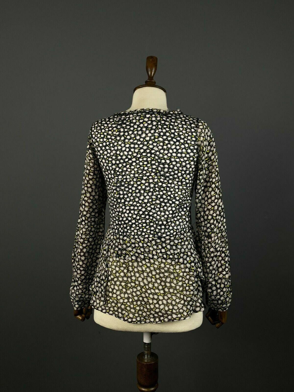 Designer Ladies Dorothee Schumacher Floral Cotton Silk Blouse Size 3 Size M / US 6-8 / IT 42-44 - 5 Thumbnail