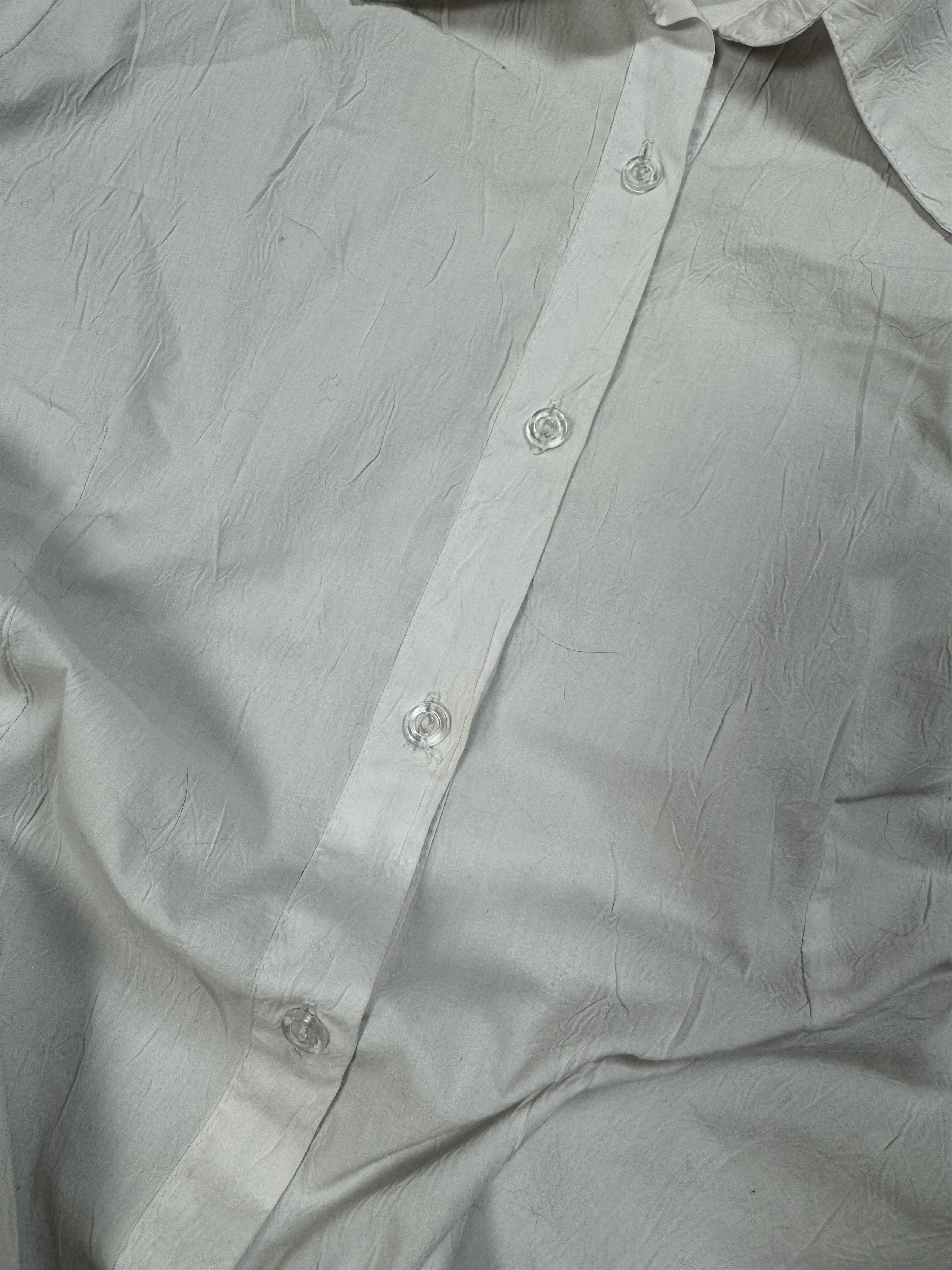 Vintage Vintage White Shirt with Wide Sleeves 90s (S/M) Size S / US 4 / IT 40 - 7 Thumbnail