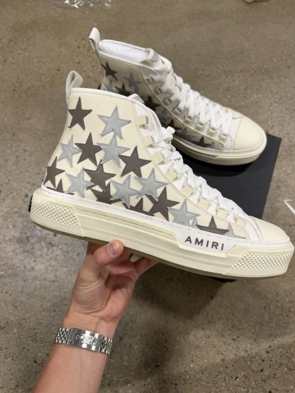 Amiri Amiri High Top Star Court Sneaker NEW 850$ Size US 13 / EU 46 - 2 Thumbnail