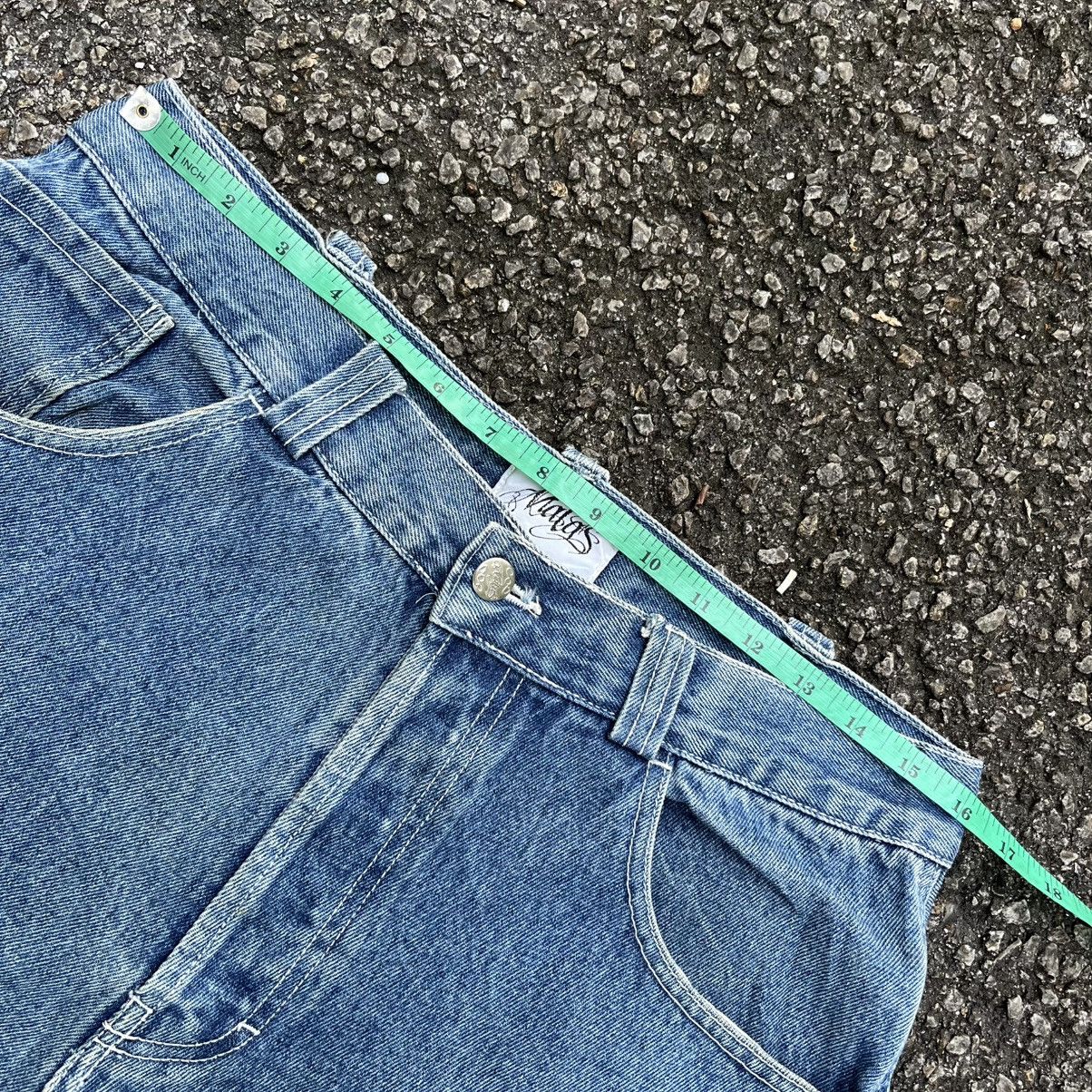 Southpole Baggy Jeans Multi Pocket Faded Blue Y2K Denim Skater Pants Size US 32 / EU 48 - 6 Thumbnail