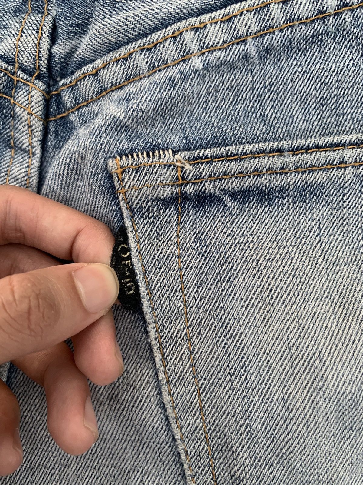 Kapital COOTIE SELVEDGE RUSTY MUDWASH JAPANESE DISTRESSED DENIM Size US 28 / EU 44 - 16 Thumbnail