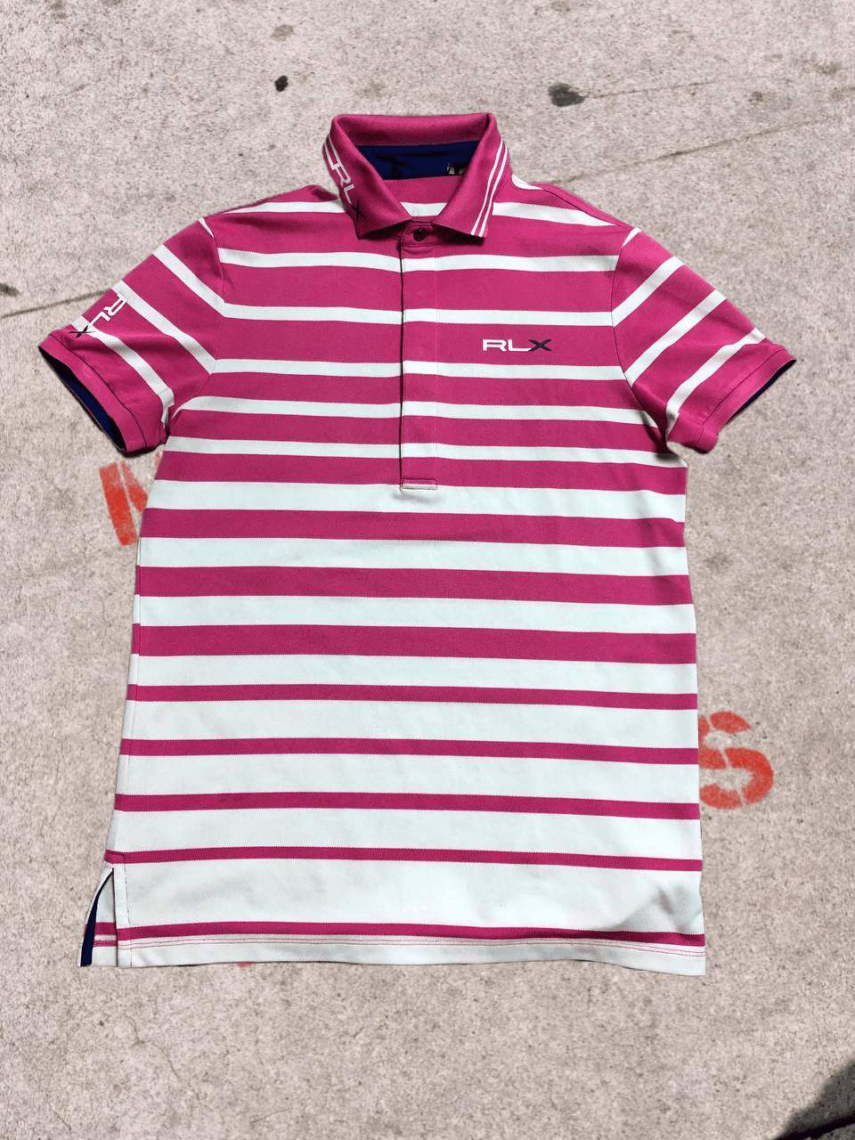 RLX Ralph Lauren Ralph Lauren RLX Galloway Embroidered Striped Golf Polo Size US M / EU 48-50 / 2 - 1 Thumbnail