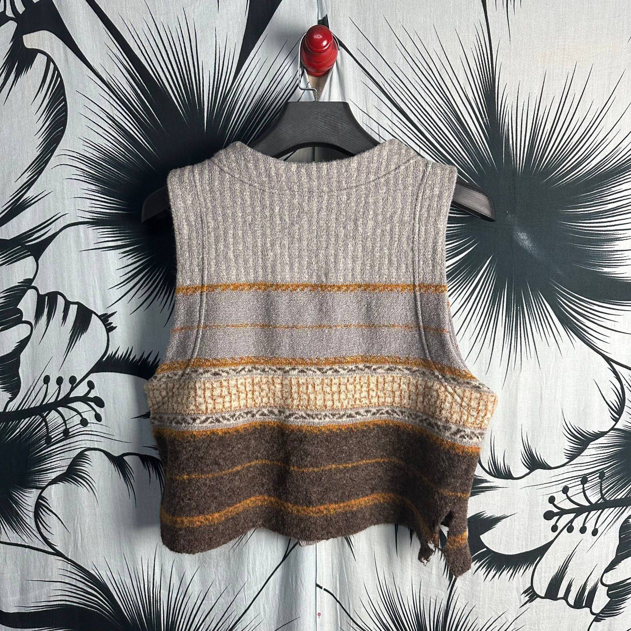 Dries Van Noten Archive Dries Van Noten Designer Luxury Wool Vest Size US M / EU 48-50 / 2 - 2 Thumbnail