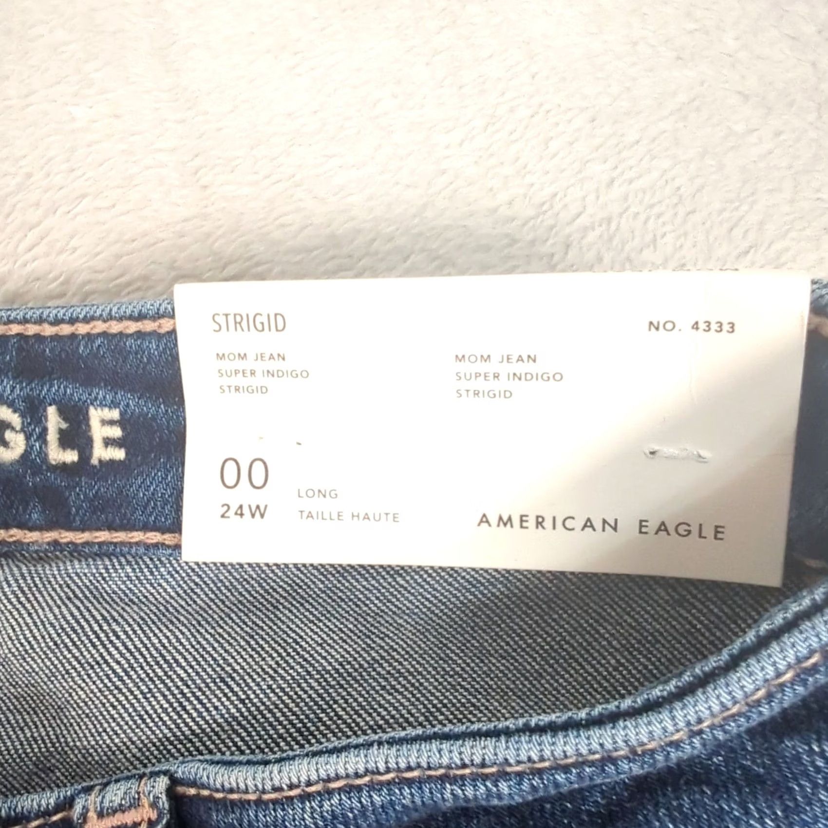 American Eagle Outfitters NEW Threat Whiskey Factory Distressed Mom Ankle Jeans Mens Truck Size Reset Ordered Boutique Size 24" / US 00 / IT 34 - 3 Thumbnail
