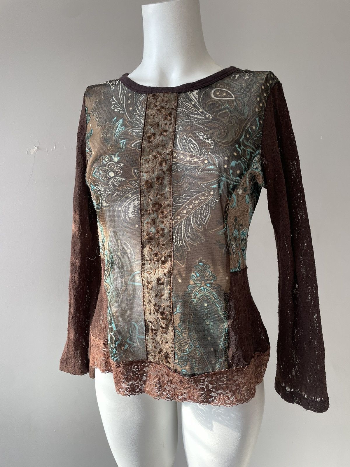 Vintage y2k blouse Size L / US 10 / IT 46 - 6 Thumbnail