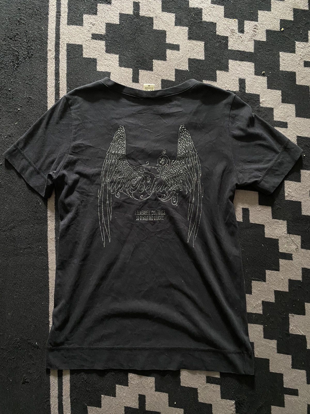 Japanese cross tee chrome hearts style